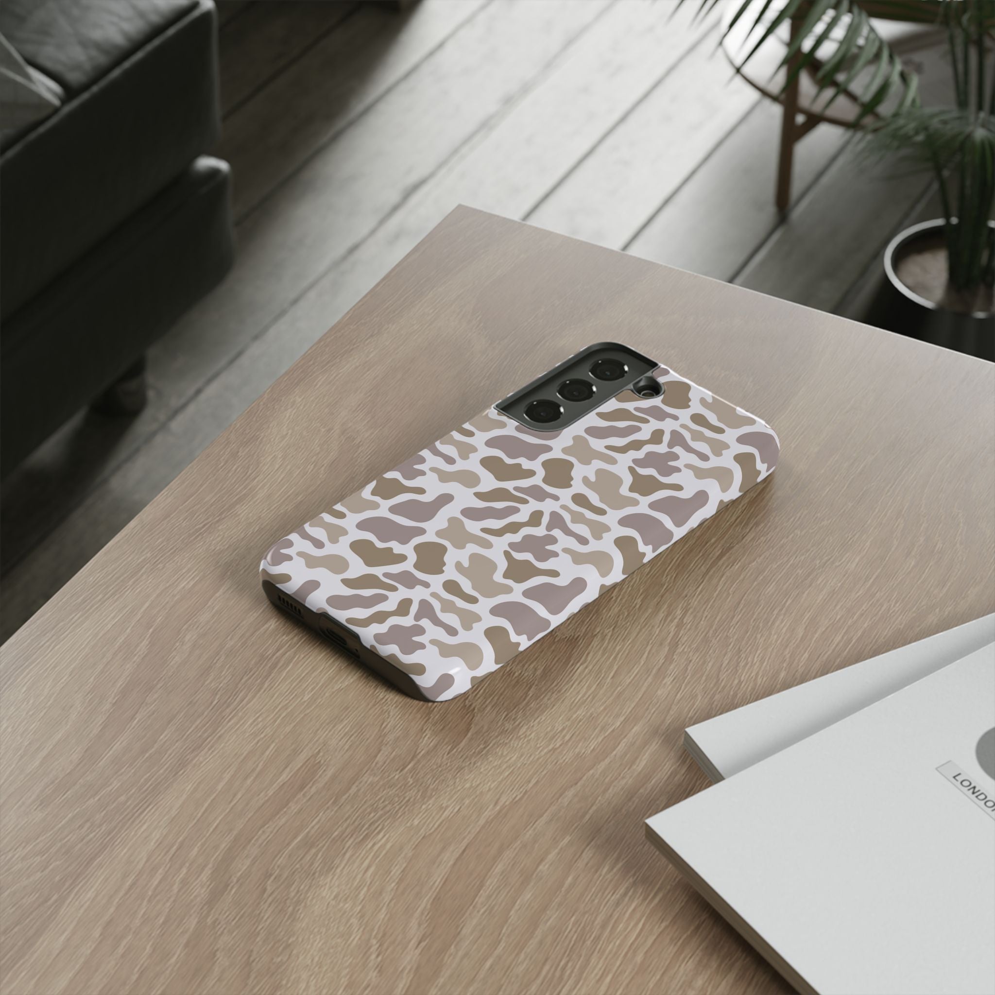 Grey Camo custom design Tough Cases