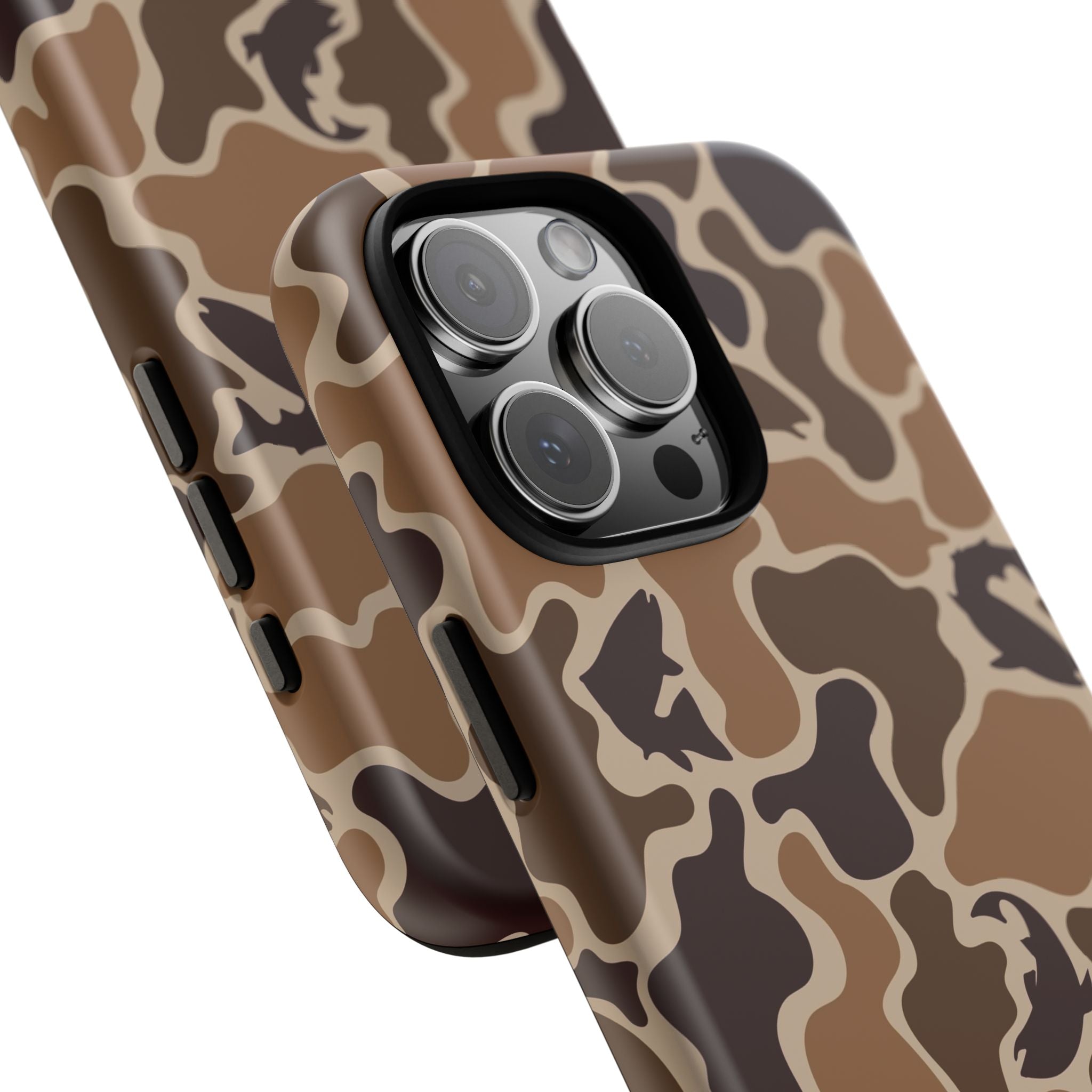 Brown Shark Camo design Tough Cases