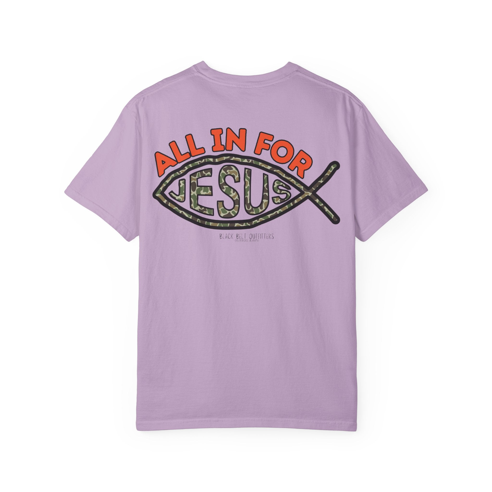 ALL in FOR JESUS Unisex T-Shirt, Perfect for Gifts, Father's Day, Golf Events, Casual Wear, Comfortable Tee