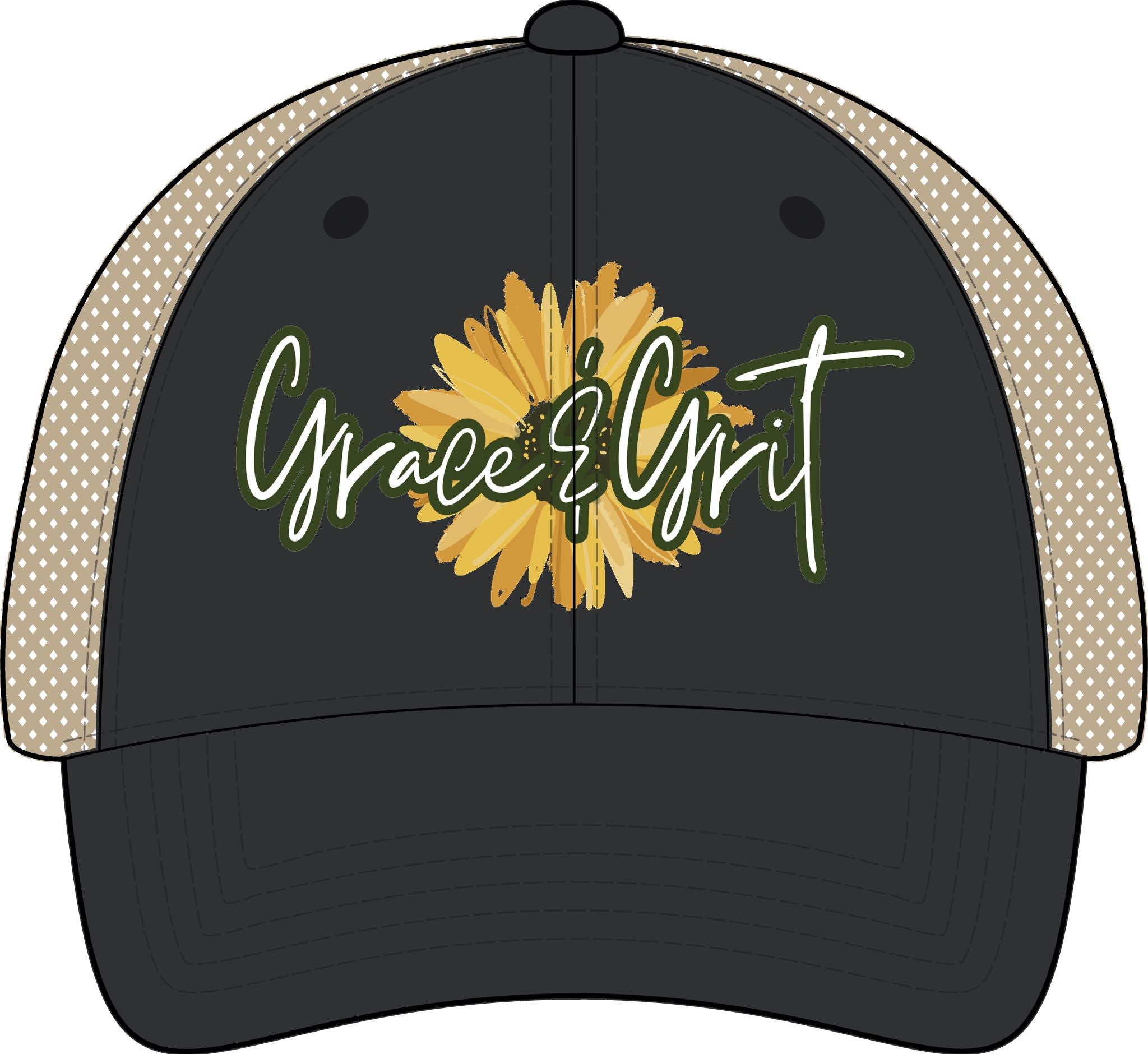 GRACE & GRIT Women's Washed Mesh-Back Cap