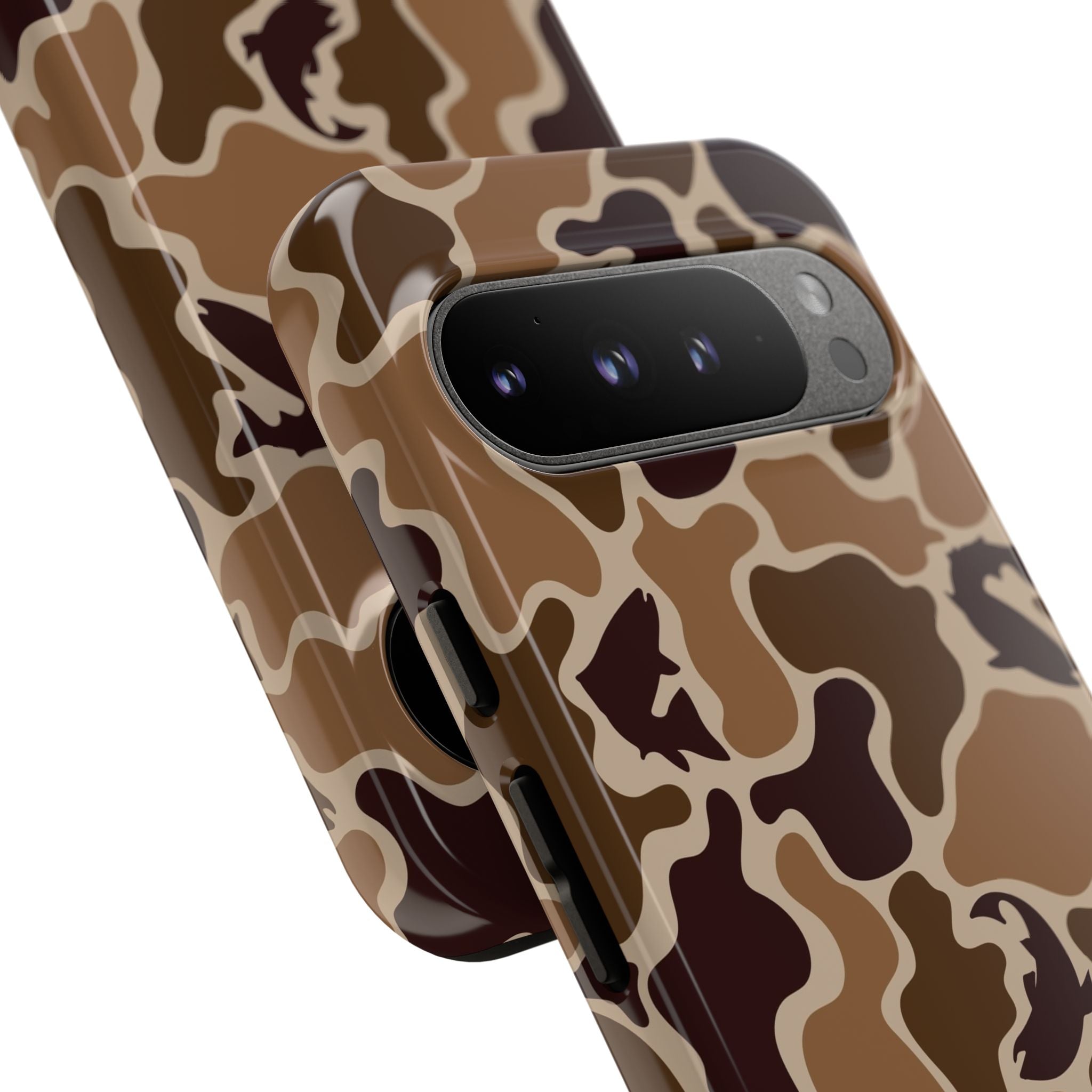 Brown Shark Camo design Tough Cases