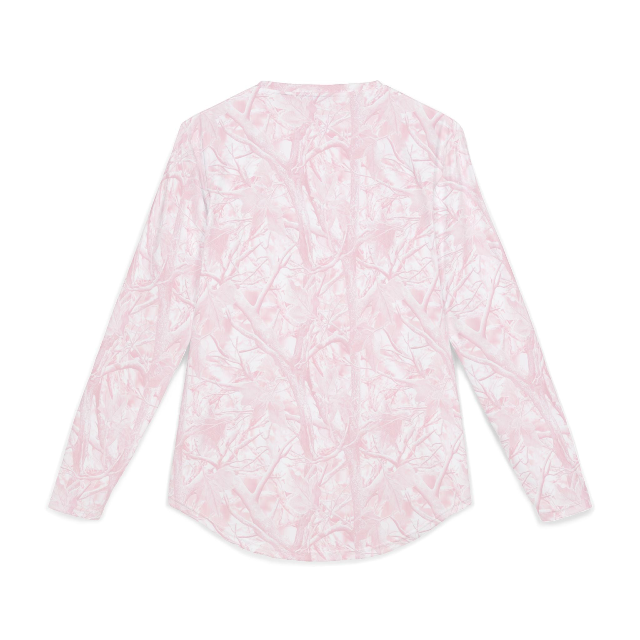 UV Long Sleeve Shirt — Pink Camo All-Over Print