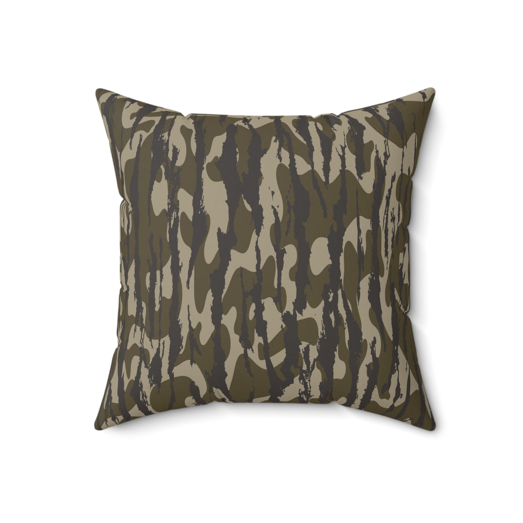 Trendy Camo Decorative Pillow, Military Style Home Decor, Throw Cushion for Living Room or Bedroom, Unique Gift Idea, Nature Inspired