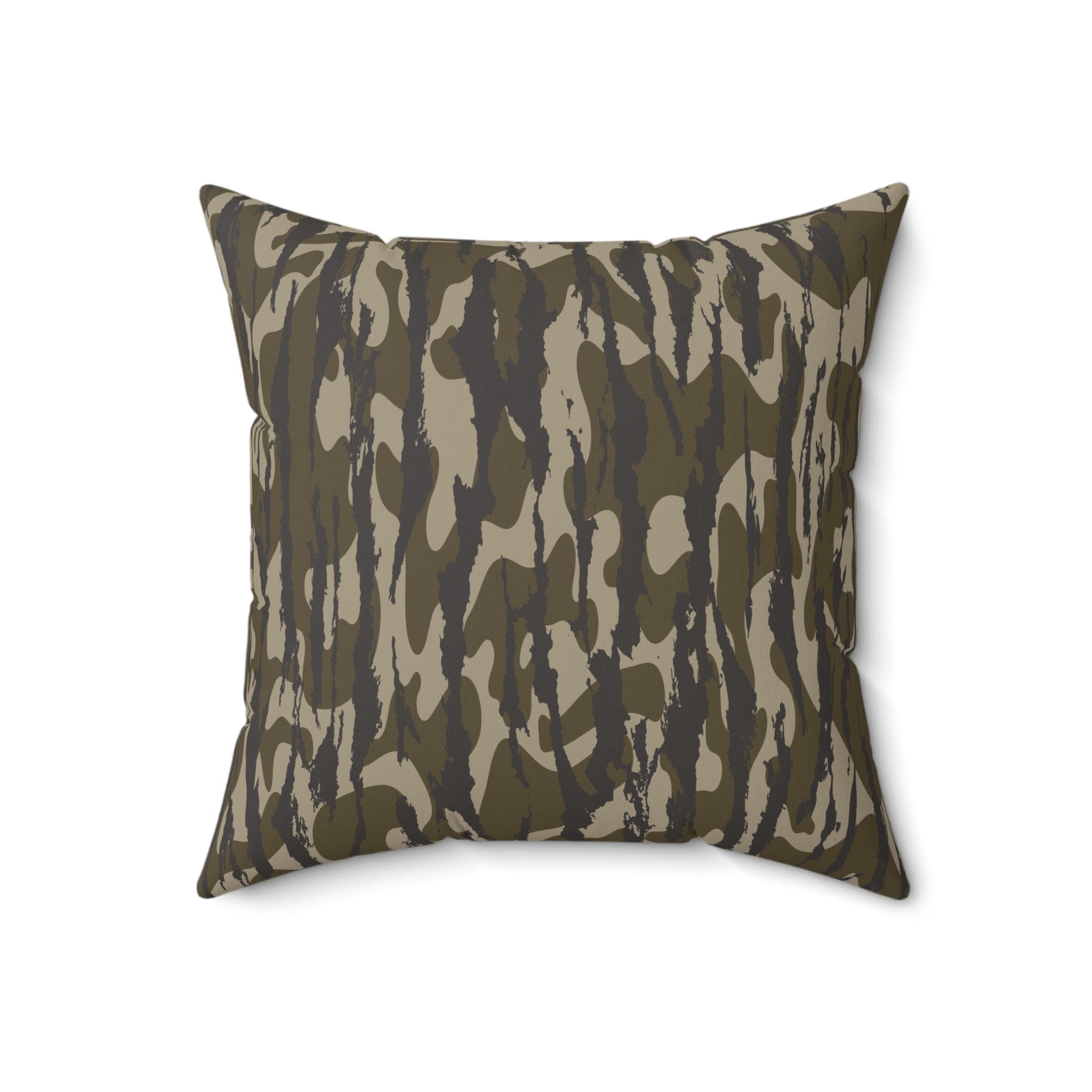 Trendy Camo Decorative Pillow, Military Style Home Decor, Throw Cushion for Living Room or Bedroom, Unique Gift Idea, Nature Inspired