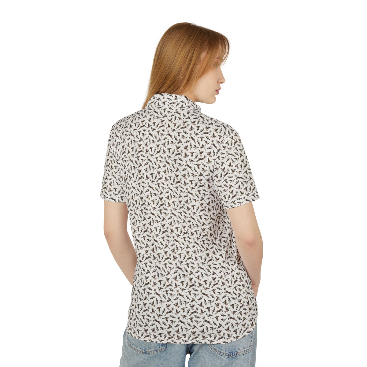 Men's All-Over Print Polo — Camo Hunting Pattern