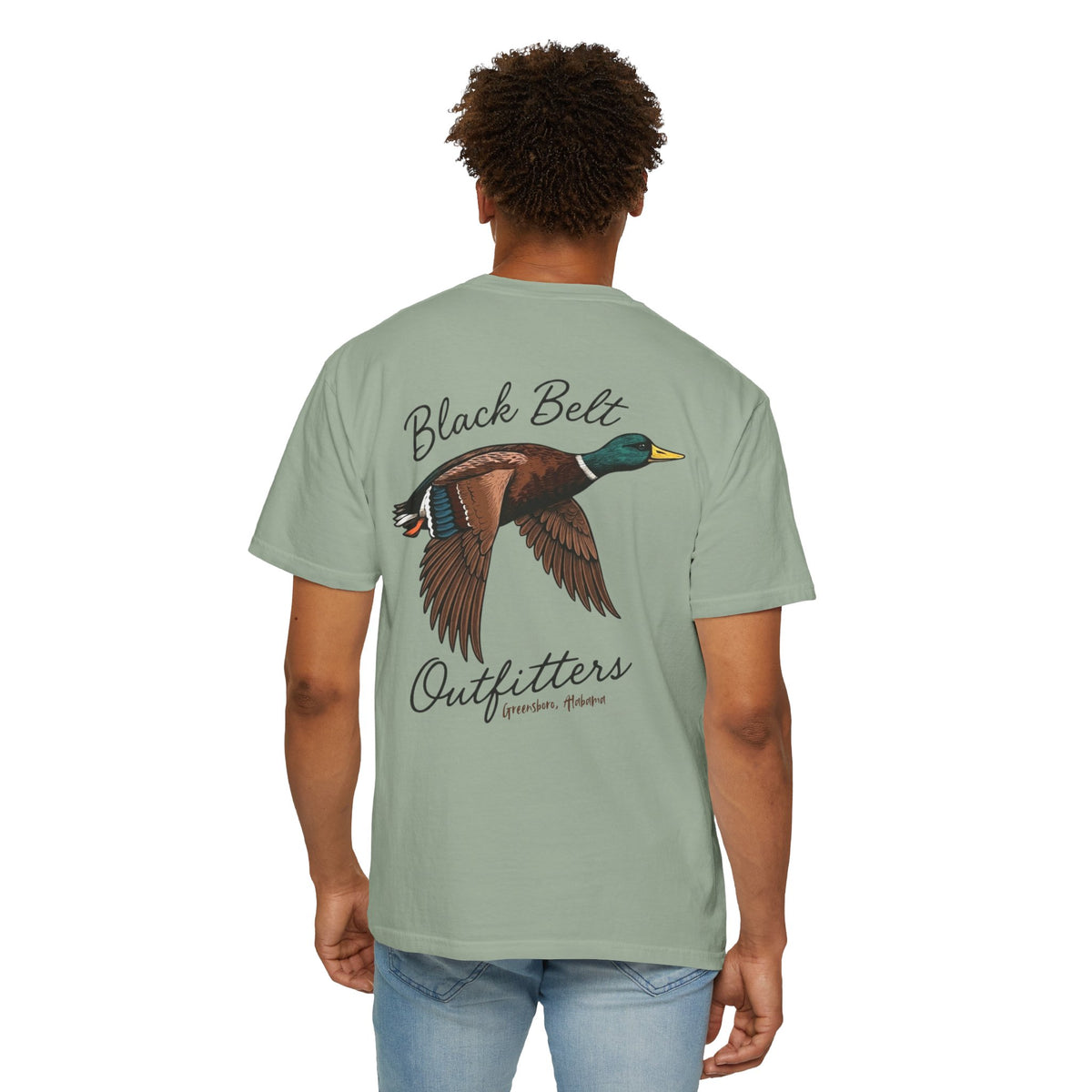T-Shirt — Black Belt Outfitters flying Duck Graphic