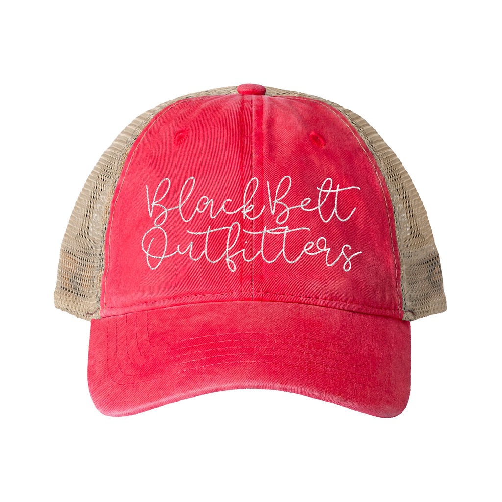 Black Belt Outfitters Women's Washed Mesh-Back Cap
