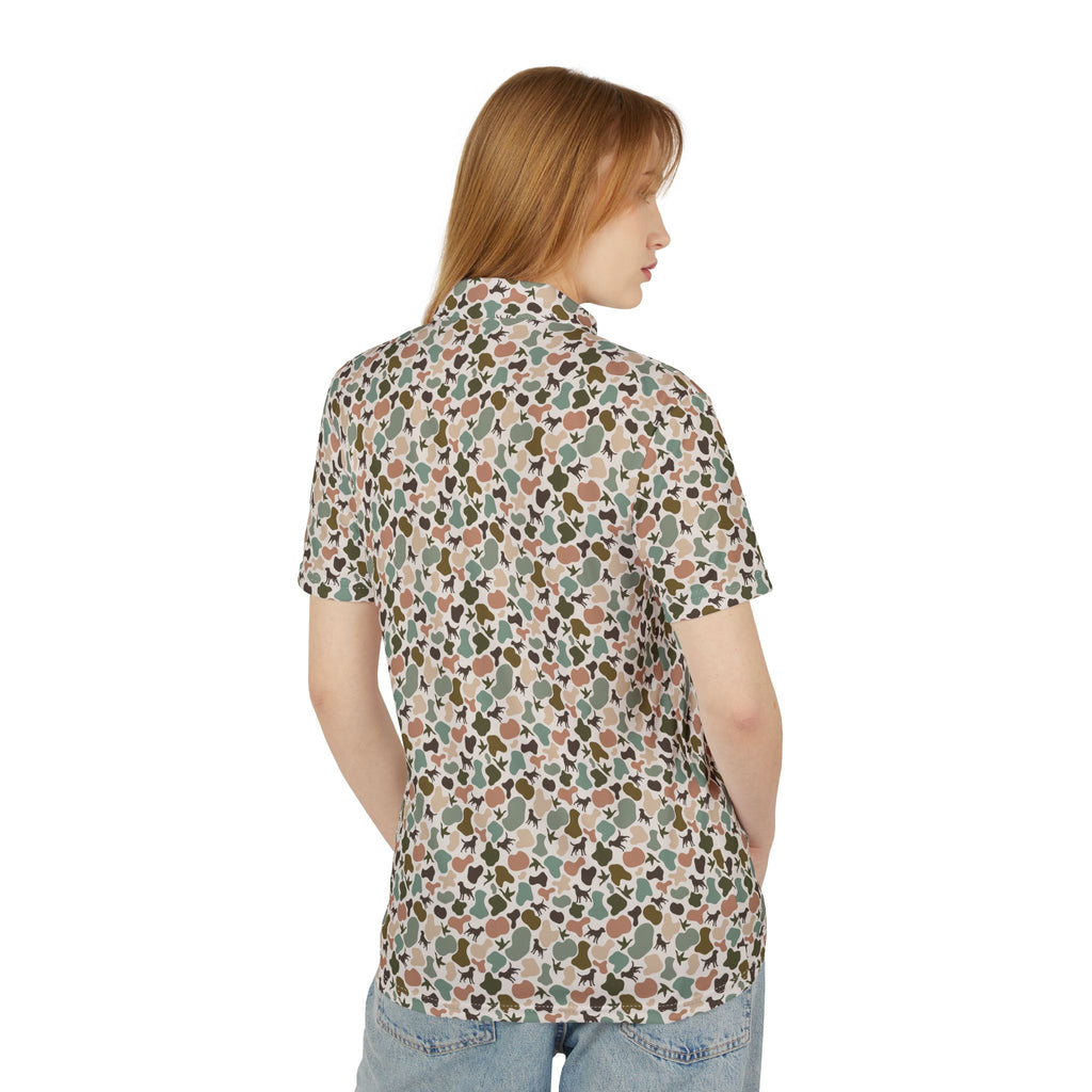 Duck Camo Unisex Polo Shirt, Casual Wear, Outdoor Adventures, Gift for Him, Summer Look