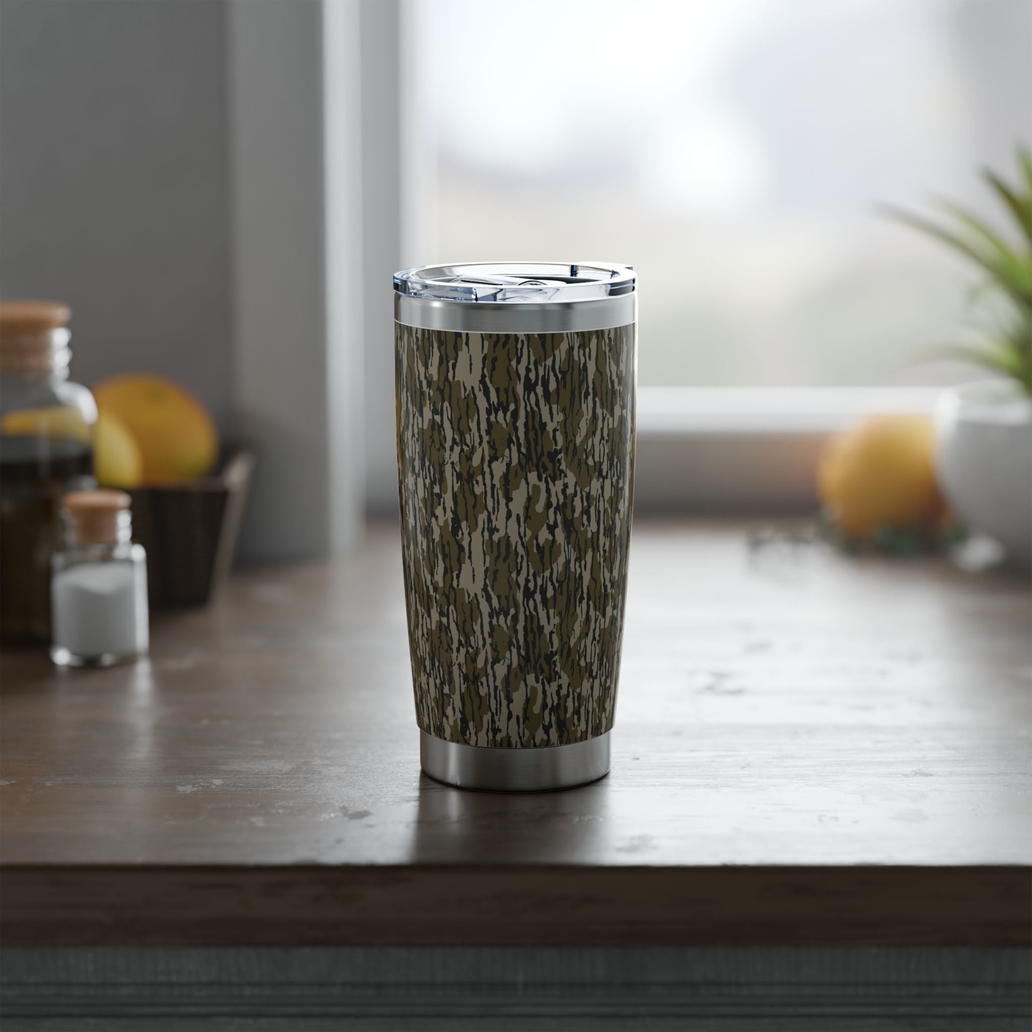 Trendy Camouflage 20oz Tumbler – Vagabond Camo Insulated Travel Mug
