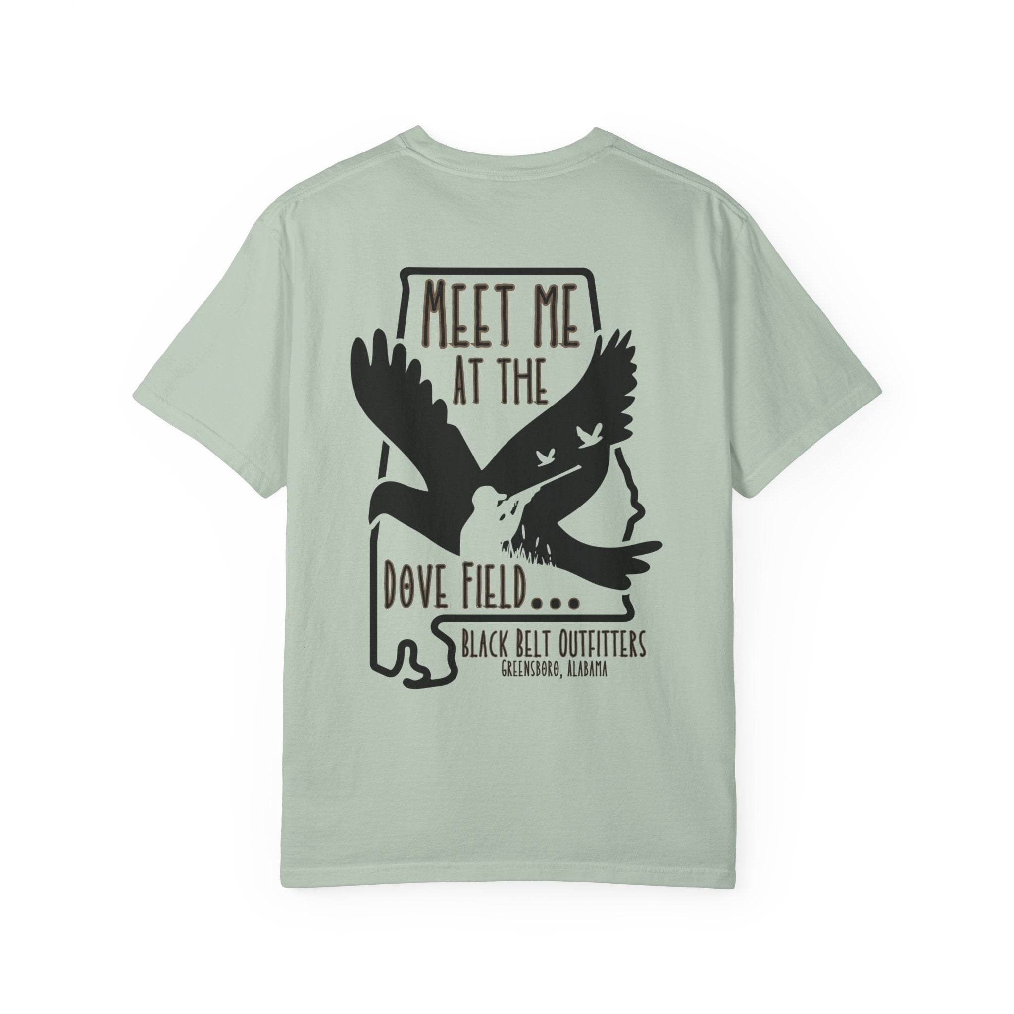 Meet Me at the Dove Field T-Shirt, Men's Hunting Shirt, Gift for Sportsmen, Casual Wear, Nature Lover Tee