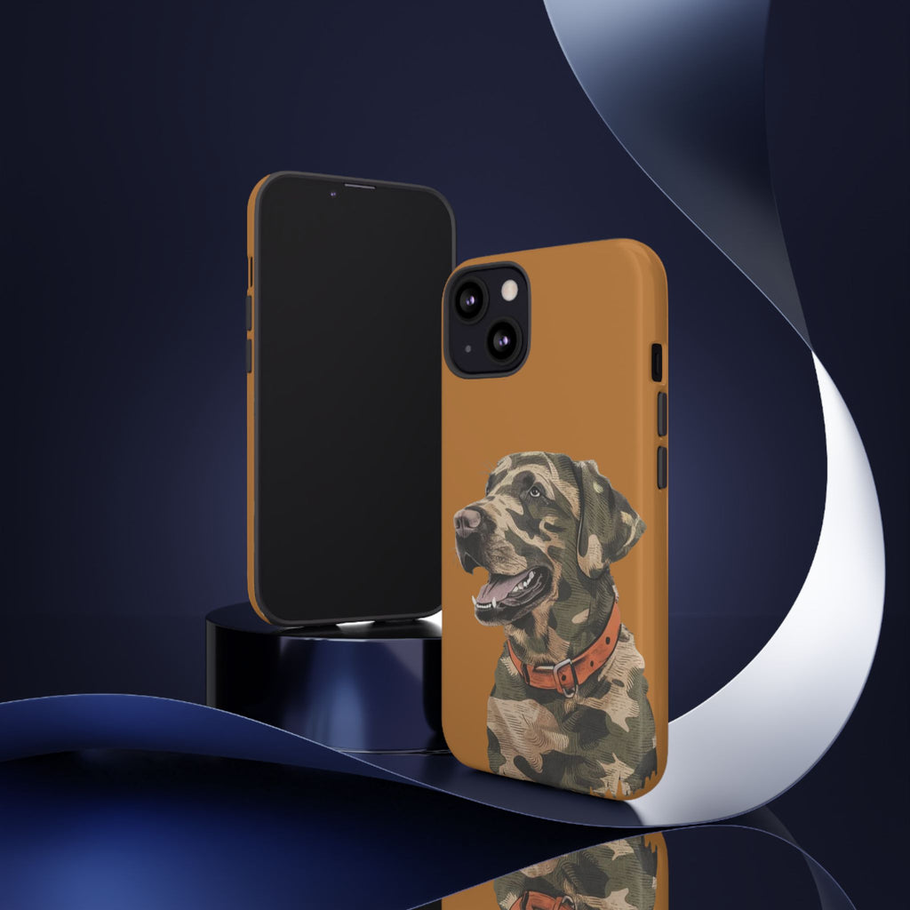 Camo Duck Dog custom design Tough Cases