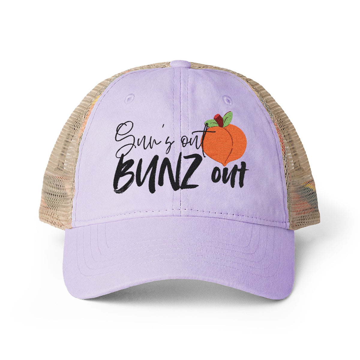 Sun’s Out BUNZ Out Women's Washed Mesh-Back Cap