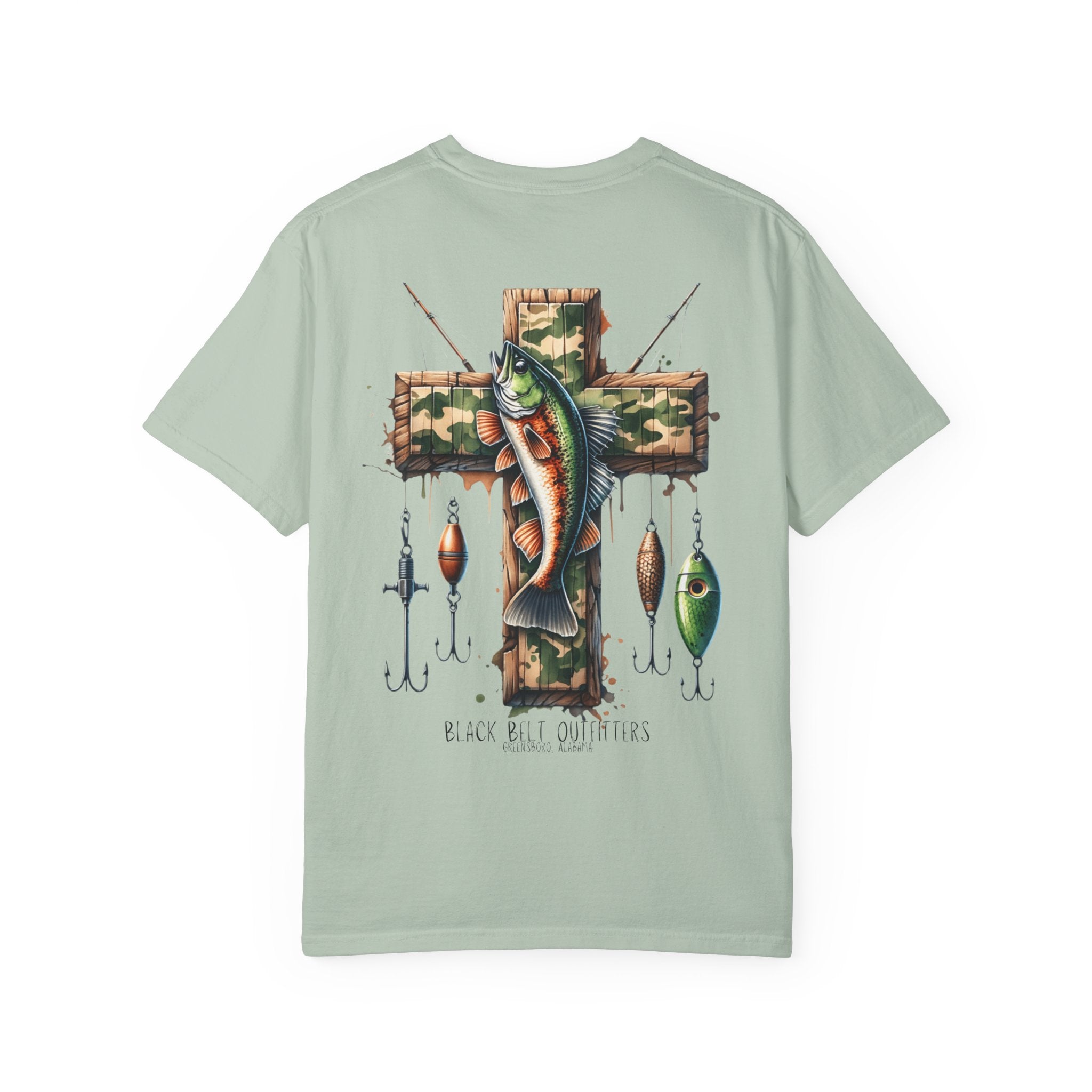 FAITH + FISHING Unisex T-Shirt, Perfect for Gifts, Father's Day, Golf Events, Casual Wear, Comfortable Tee