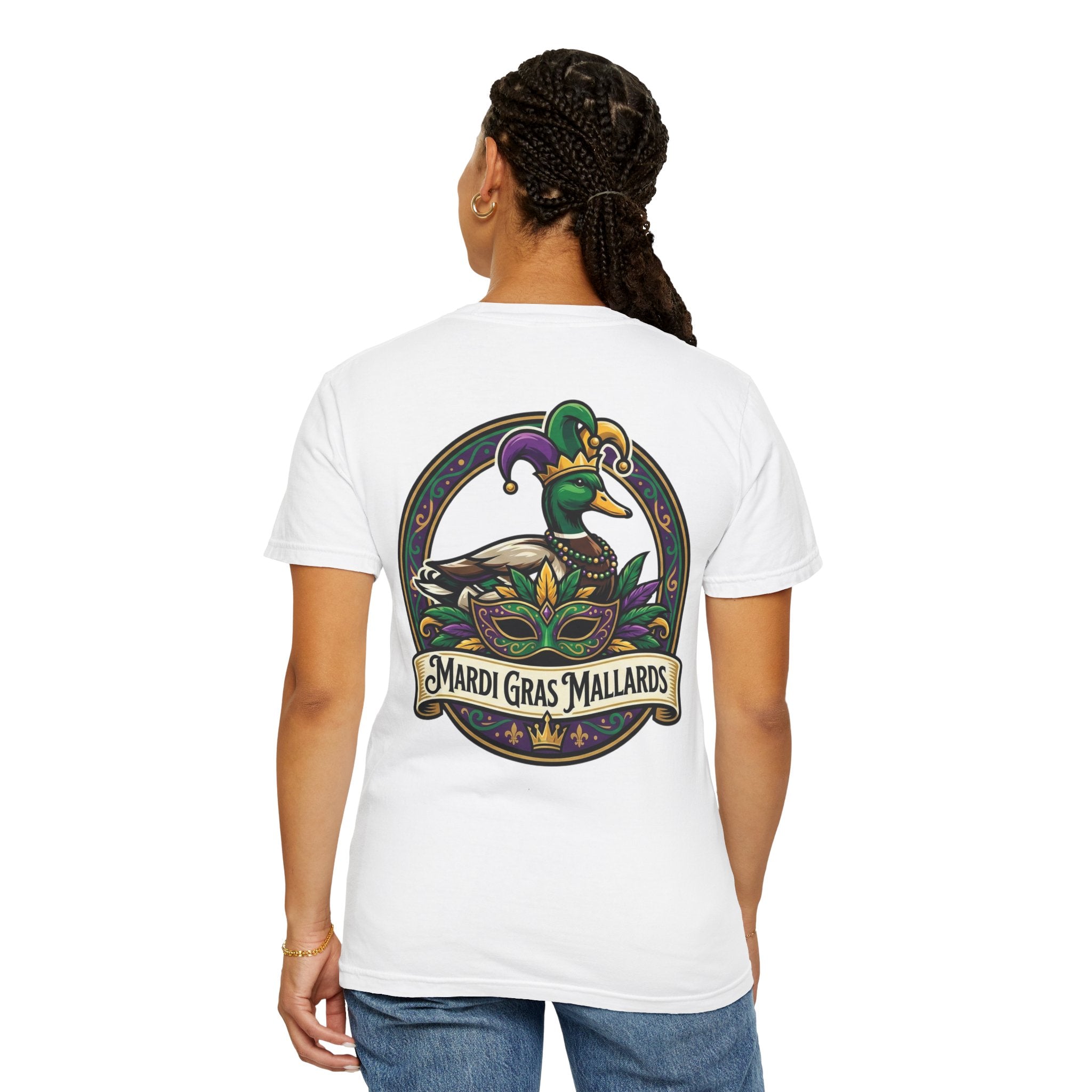 Mardi Gras Mallards T-Shirt — Festive Graphic Tee