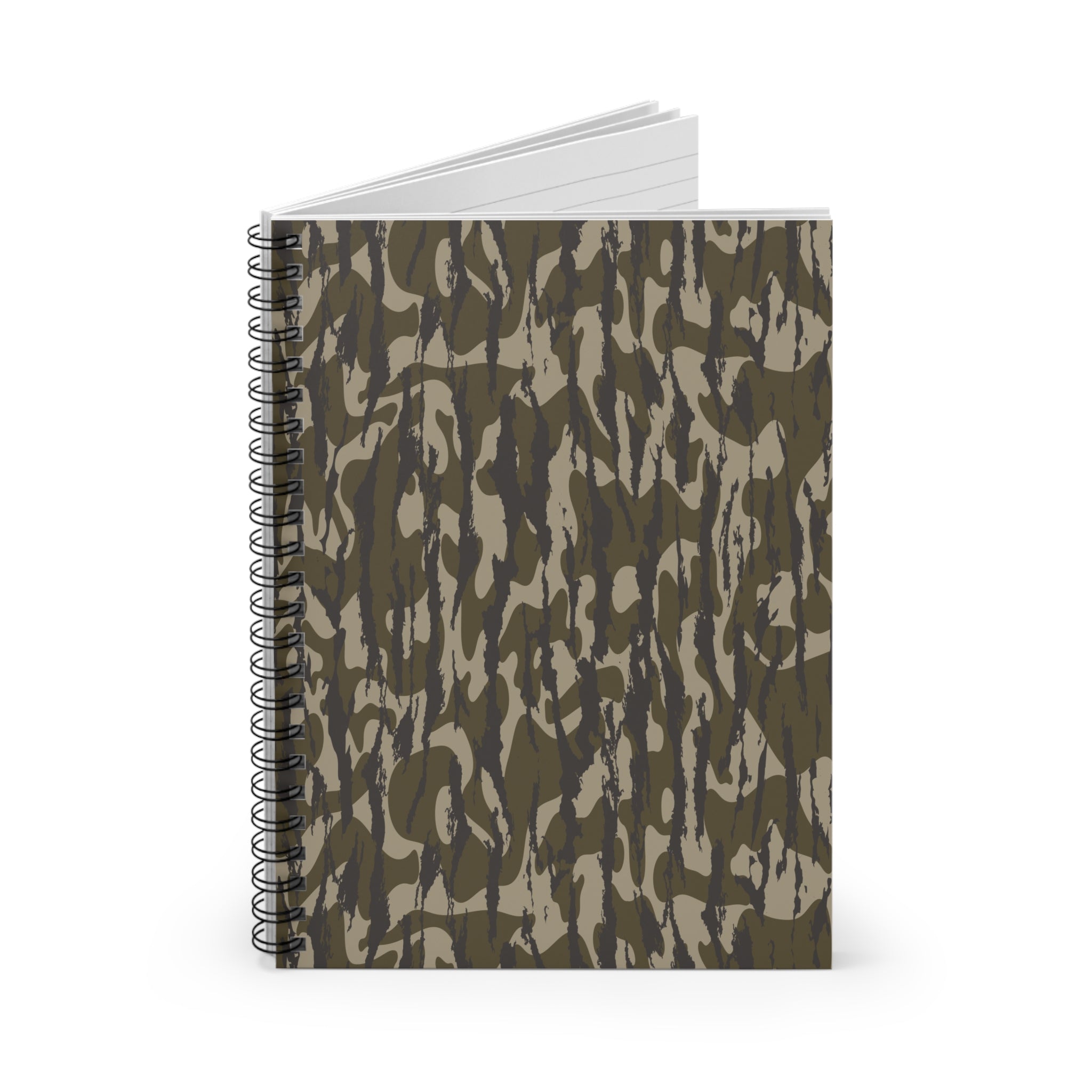 Trendy Camo Spiral Notebook | Stylish Ruled Journal for Students, Nature Lovers, Gifts for Soldiers, Outdoor Enthusiasts, Road Trips