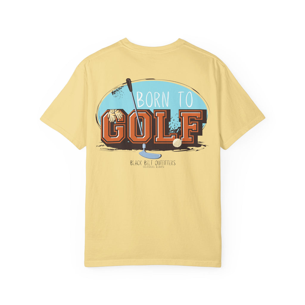 Born to Golf Golf-Themed Unisex T-Shirt, Perfect for Gifts, Father's Day, Golf Events, Casual Wear, Comfortable Tee