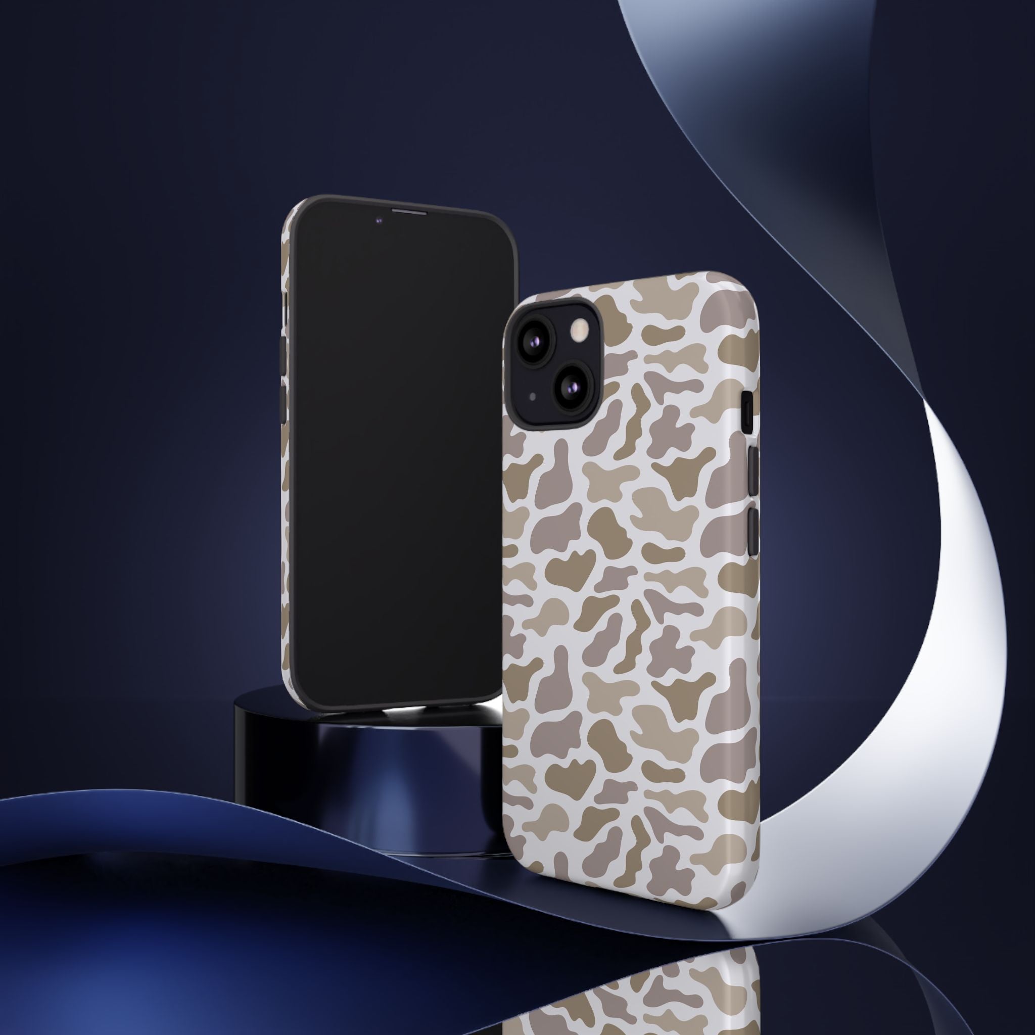 Grey Camo custom design Tough Cases