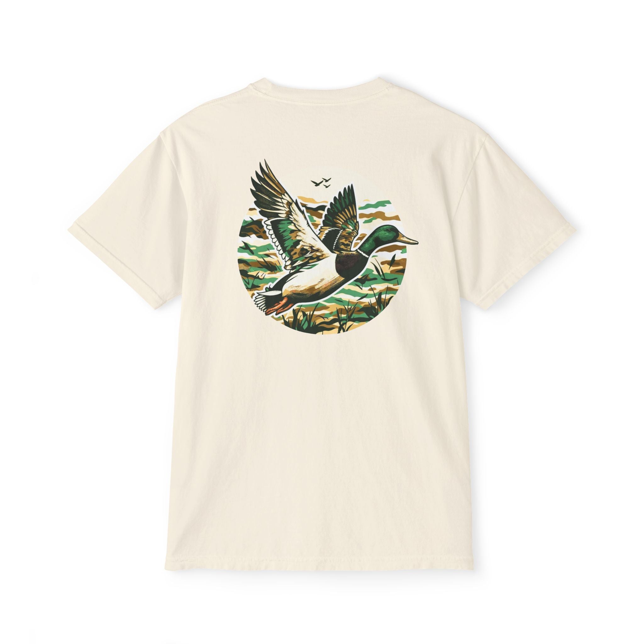Black belt outfitters, duck hunting custom design hunting Unisex Garment-Dyed Pocket T-Shirt