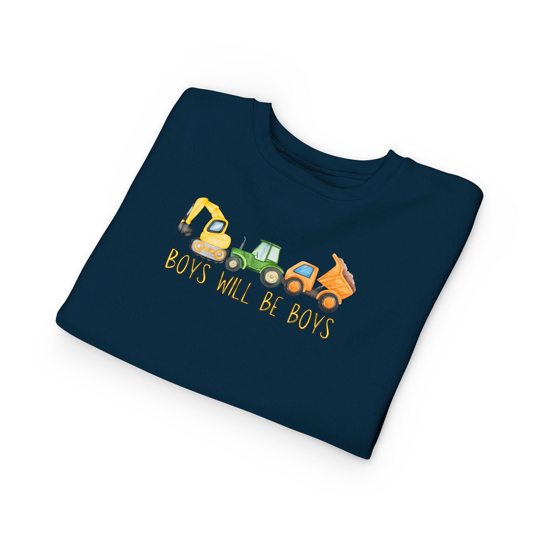 Playful Toddler Sweatshirt - 'Boys Will Be Boys' - Kids' Casual Wear, Baby Clothes, Outdoor Adventures, Birthday Gift, Spring Fashion