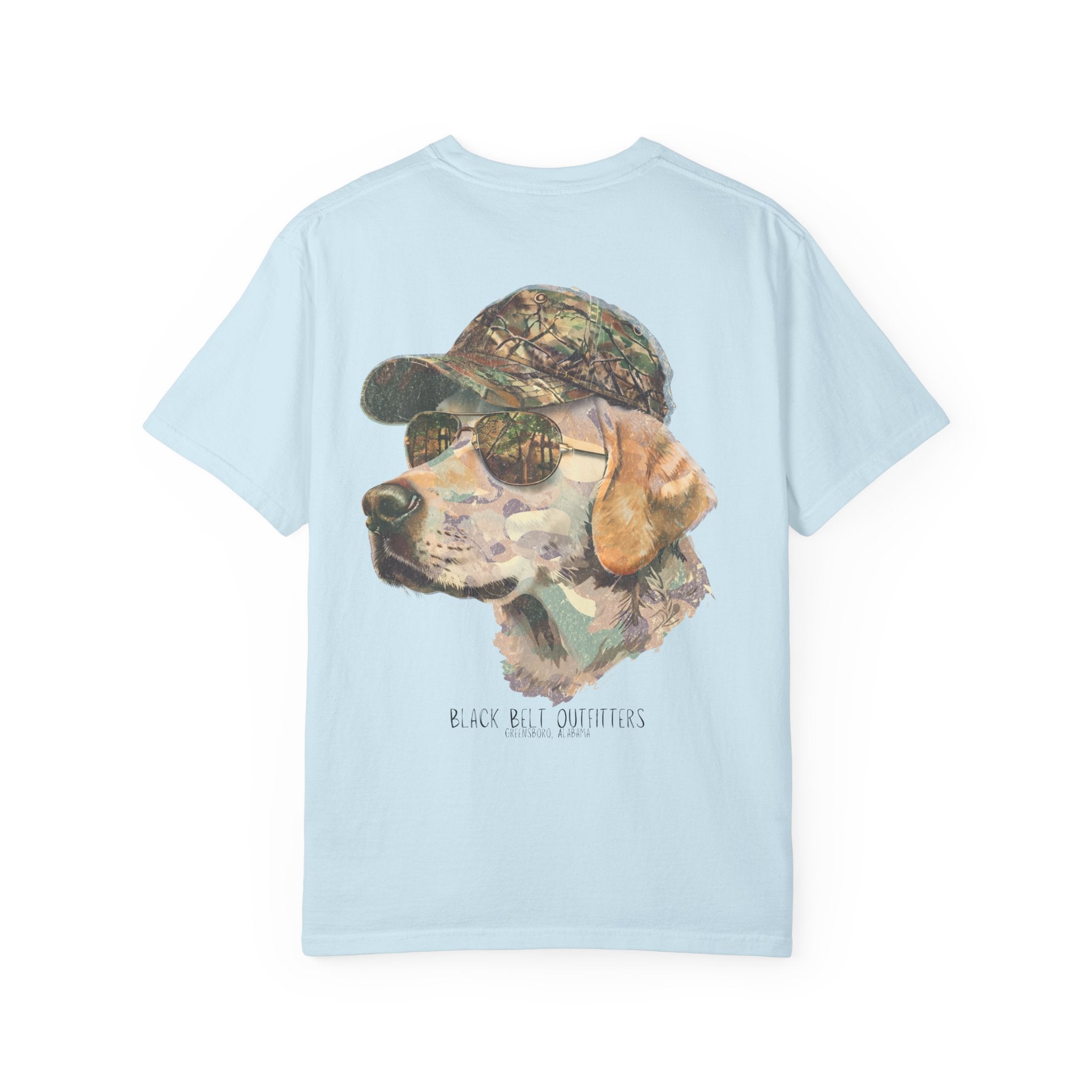 Camo Duck Dog Unisex T-Shirt, Perfect for Gifts, Father's Day, Golf Events, Casual Wear, Comfortable Tee