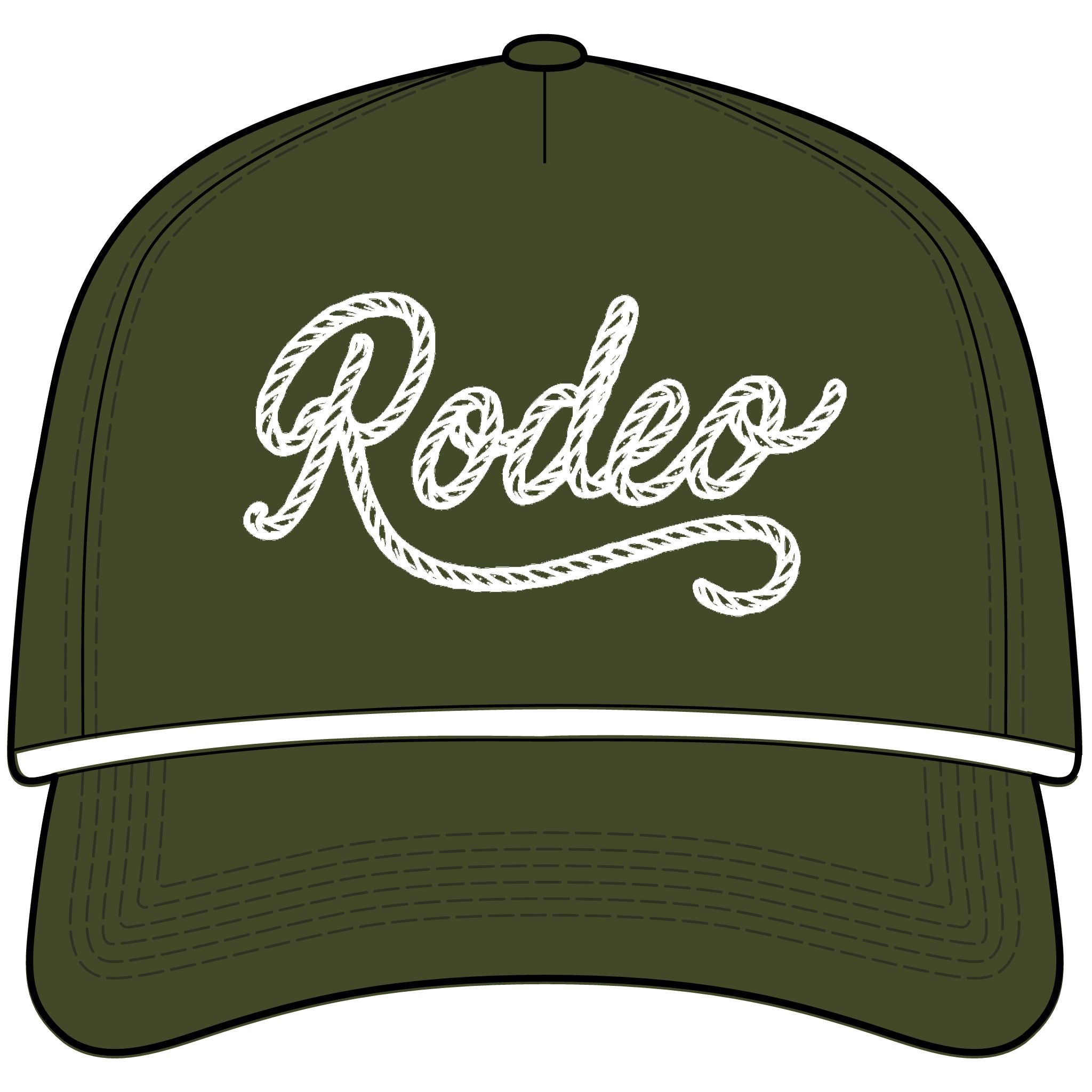 Rodeo Rope Cap — Vintage Sunwashed Baseball Hat