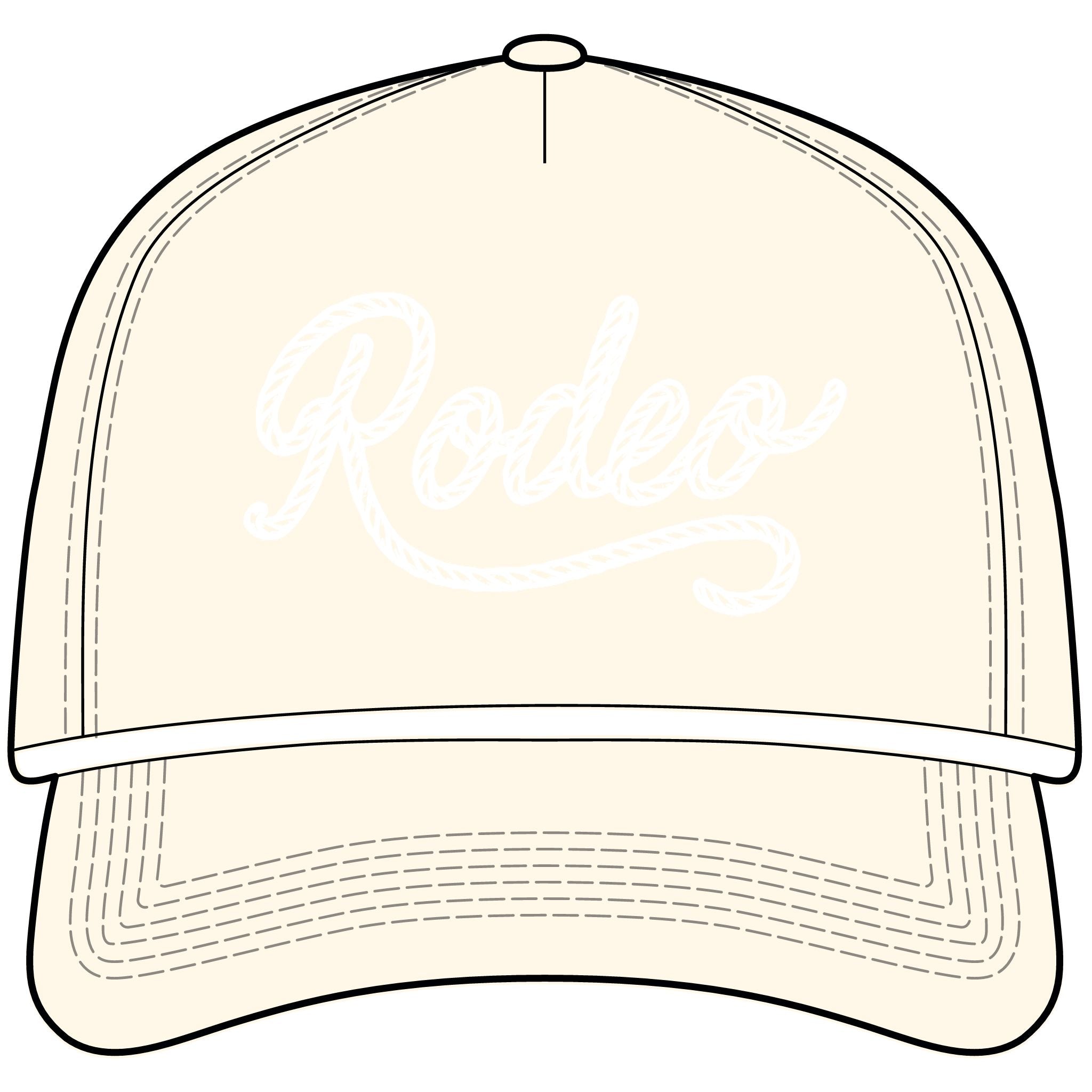Rodeo Rope Cap — Vintage Sunwashed Baseball Hat