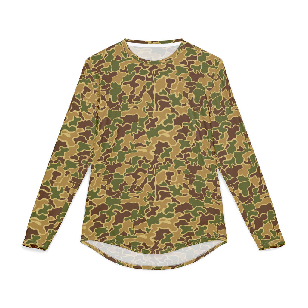 Marsh Duck Camo UV Protection Long Sleeve Shirt for Men | Perfect for Hiking, Fishing, Beach Days, Casual Wear