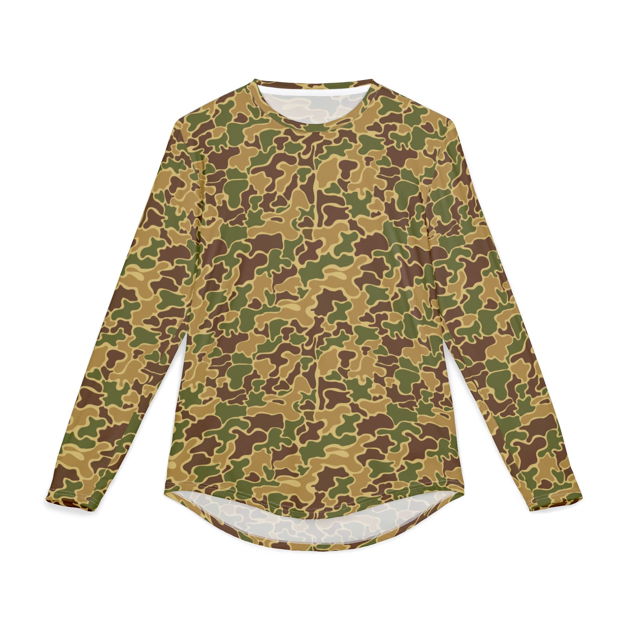 Marsh Duck Camo UV Protection Long Sleeve Shirt for Men | Perfect for Hiking, Fishing, Beach Days, Casual Wear