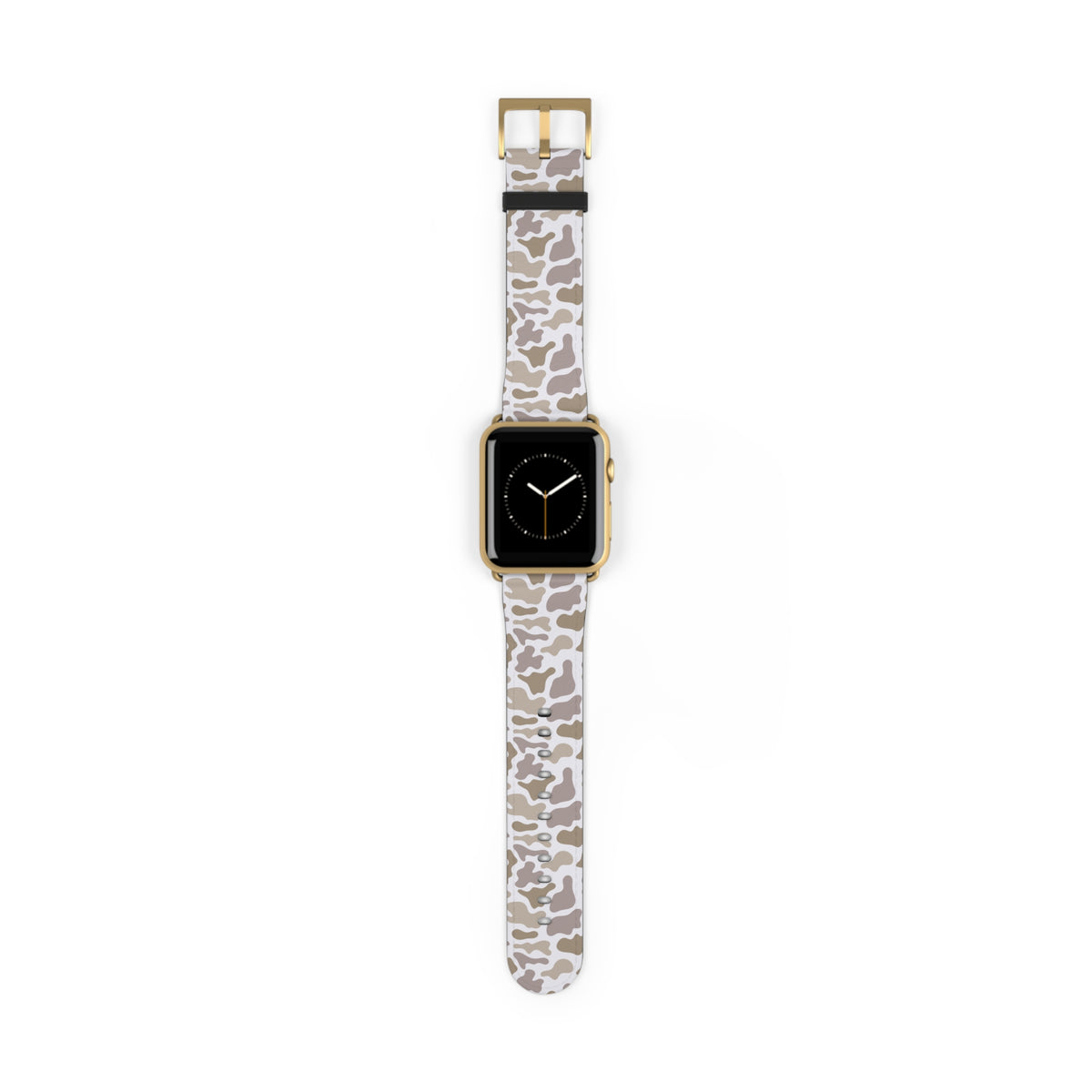 Neutral Camo Watch Band — Beige White Camouflage Apple Watch Strap