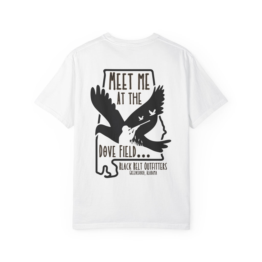 Meet Me at the Dove Field T-Shirt, Men's Hunting Shirt, Gift for Sportsmen, Casual Wear, Nature Lover Tee