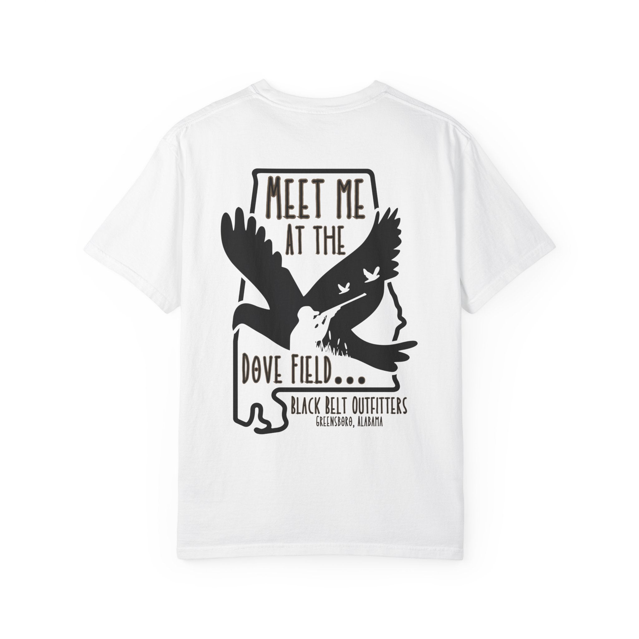 Meet Me at the Dove Field T-Shirt, Men's Hunting Shirt, Gift for Sportsmen, Casual Wear, Nature Lover Tee