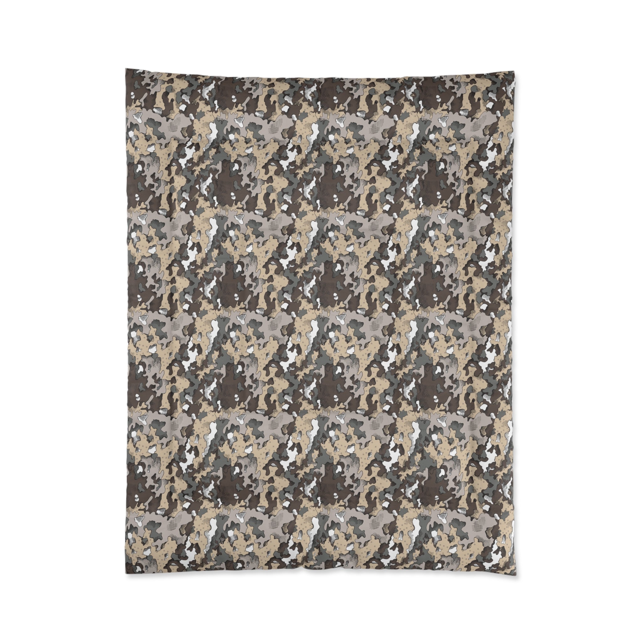Dixie Camo Comforter | Cozy Bedding for Home Decor, Camo Pattern Comforter, Modern Bedroom, Gift for Her, Unique Housewarming