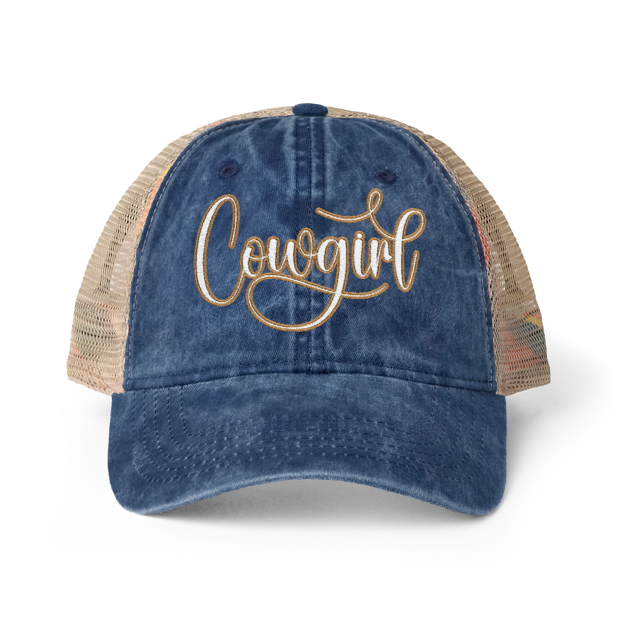 COWGIRL Women's Washed Mesh-Back Cap