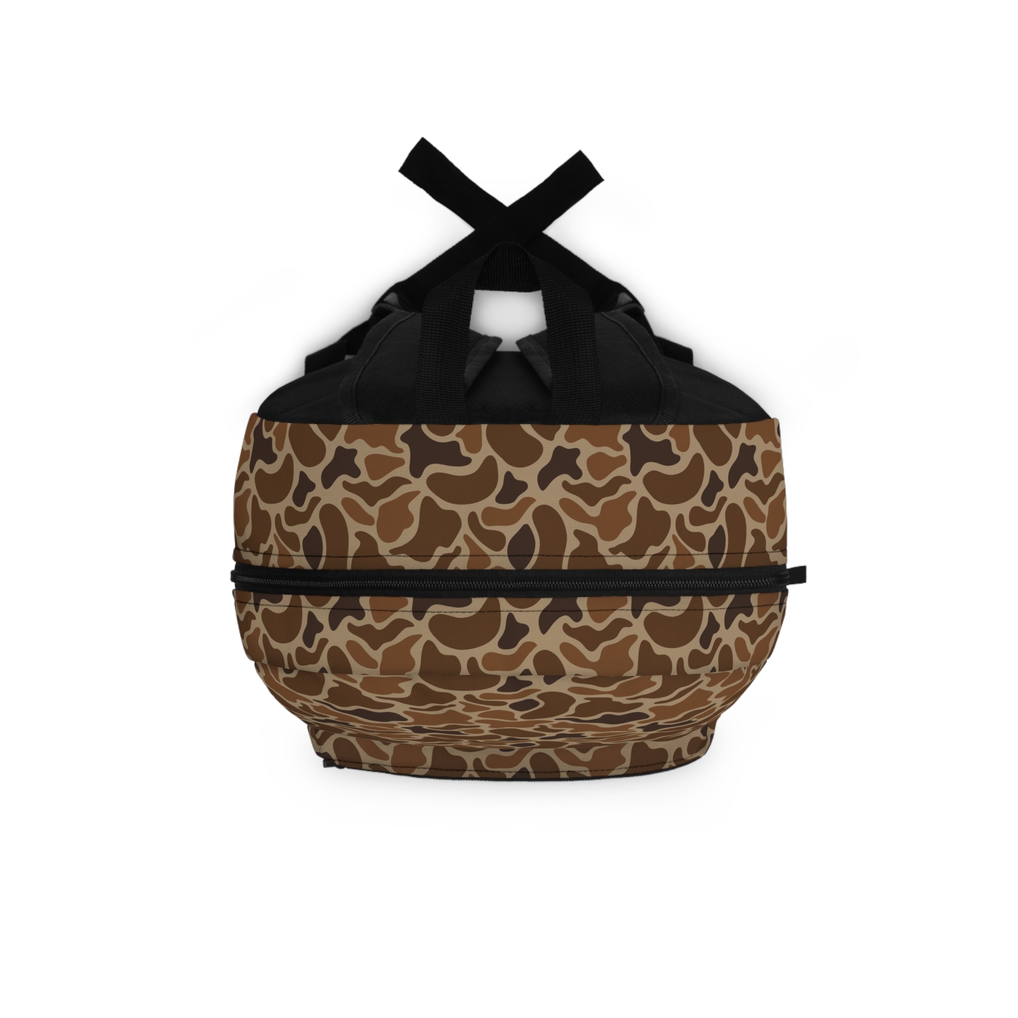 Brown Marsh Old School Camo Backpack for Everyday Use, School, Hiking, Travel, Outdoor Adventure, Unique Gift Idea