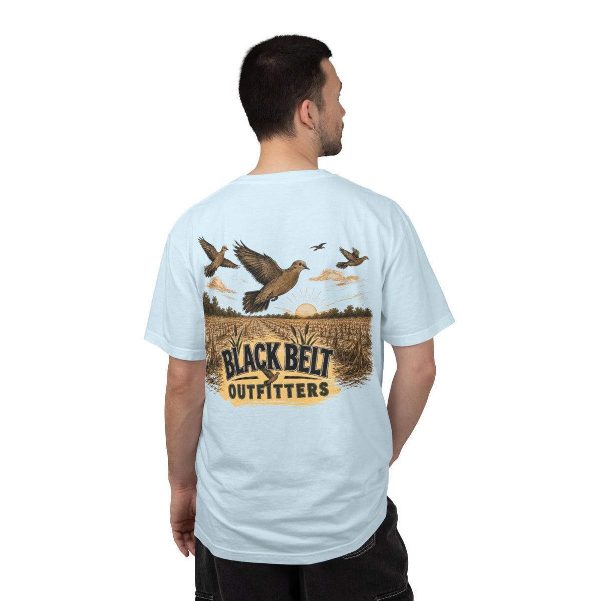Dove Field Graphic T-Shirt — Black Belt Outfitters Hunting Tee