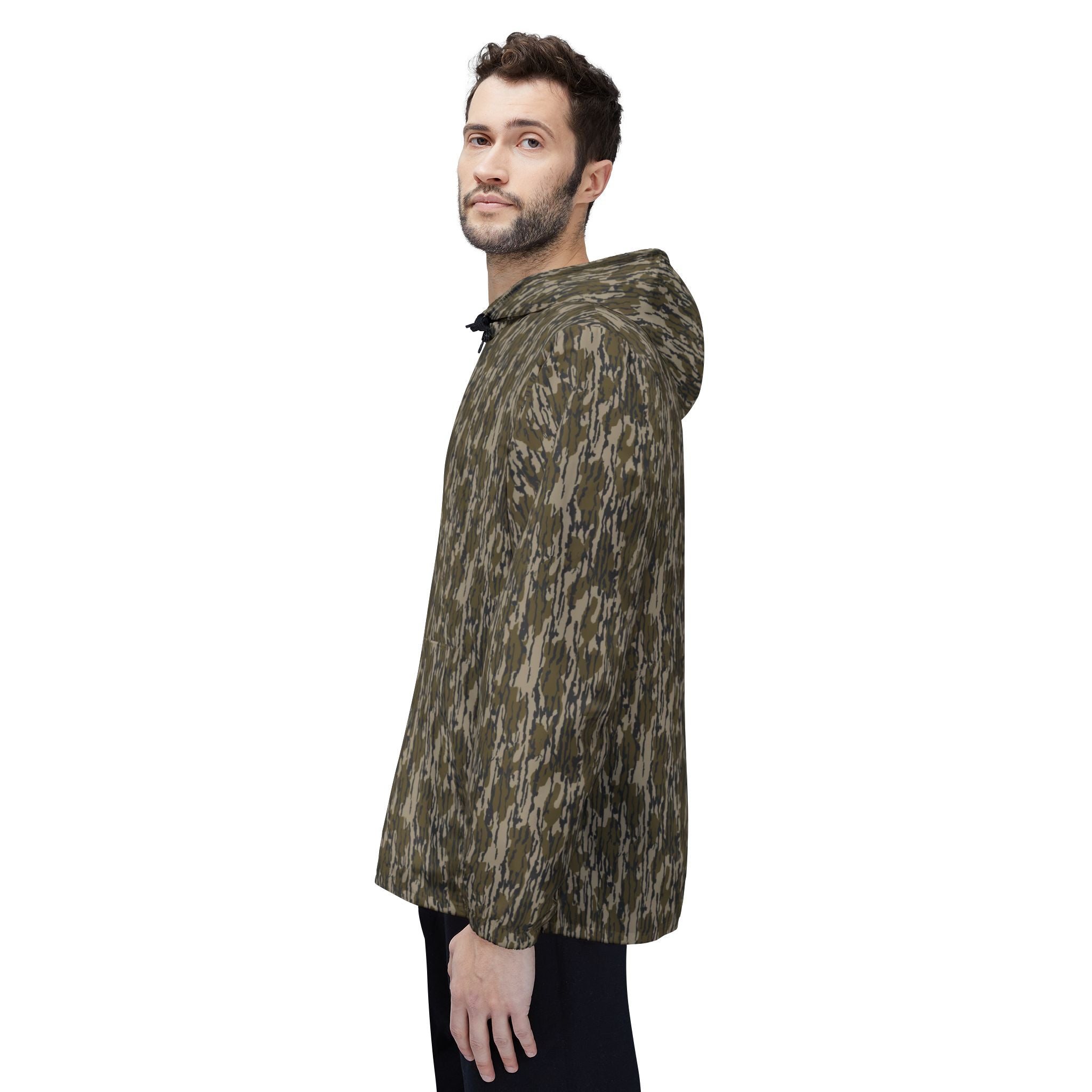 Trendy Camo Windbreaker, Rain Jacket, Outdoor Gear for Adventurers, Lightweight Jacket for All Seasons, Perfect for Hiking & Travel