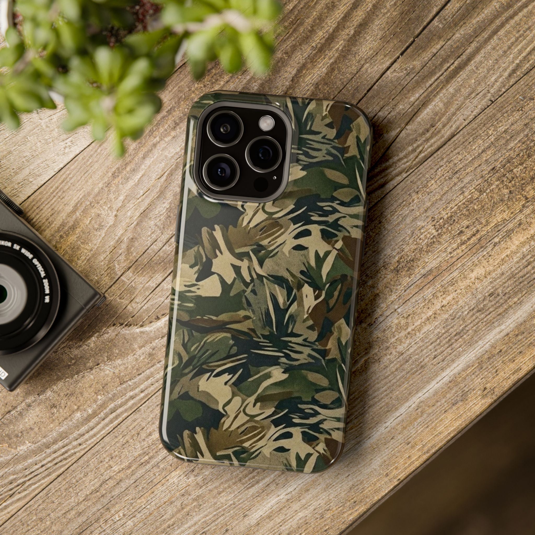 Camo Magnetic Impact-Resistant Phone Case
