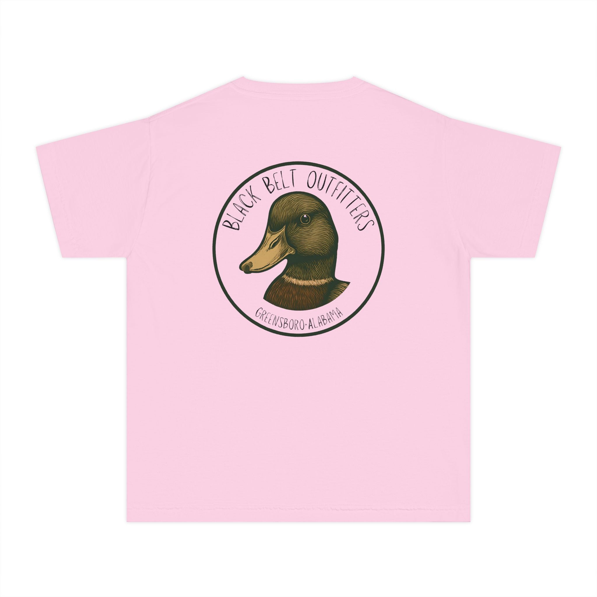 Duck Head Logo  Youth Midweight Tee - Fun Farm-Themed Shirt