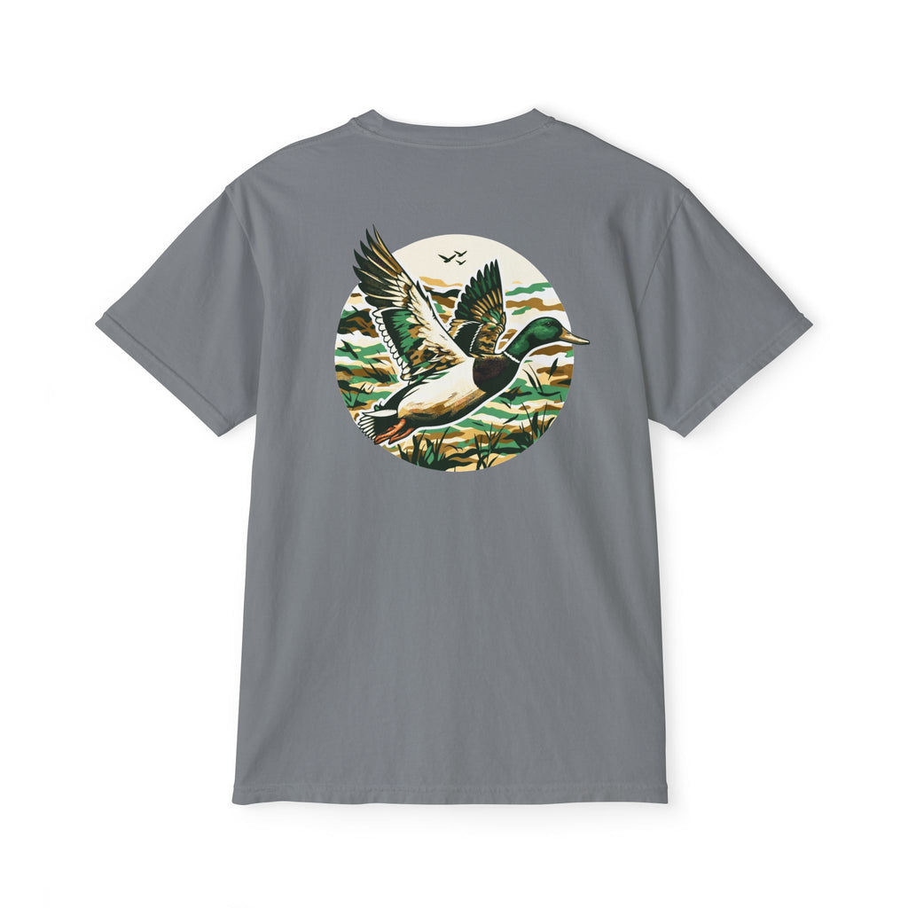 Black belt outfitters, duck hunting custom design hunting Unisex Garment-Dyed Pocket T-Shirt