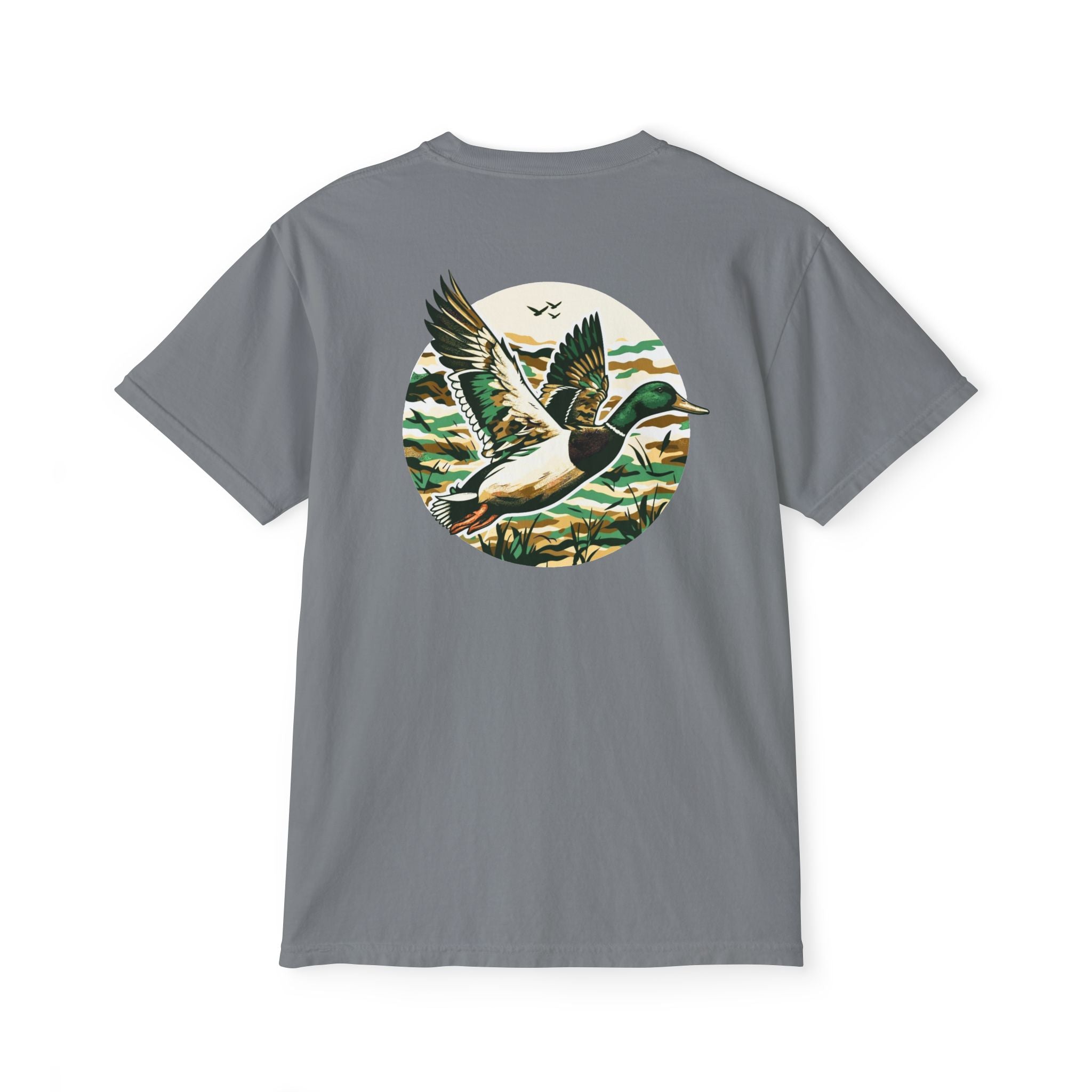Black belt outfitters, duck hunting custom design hunting Unisex Garment-Dyed Pocket T-Shirt