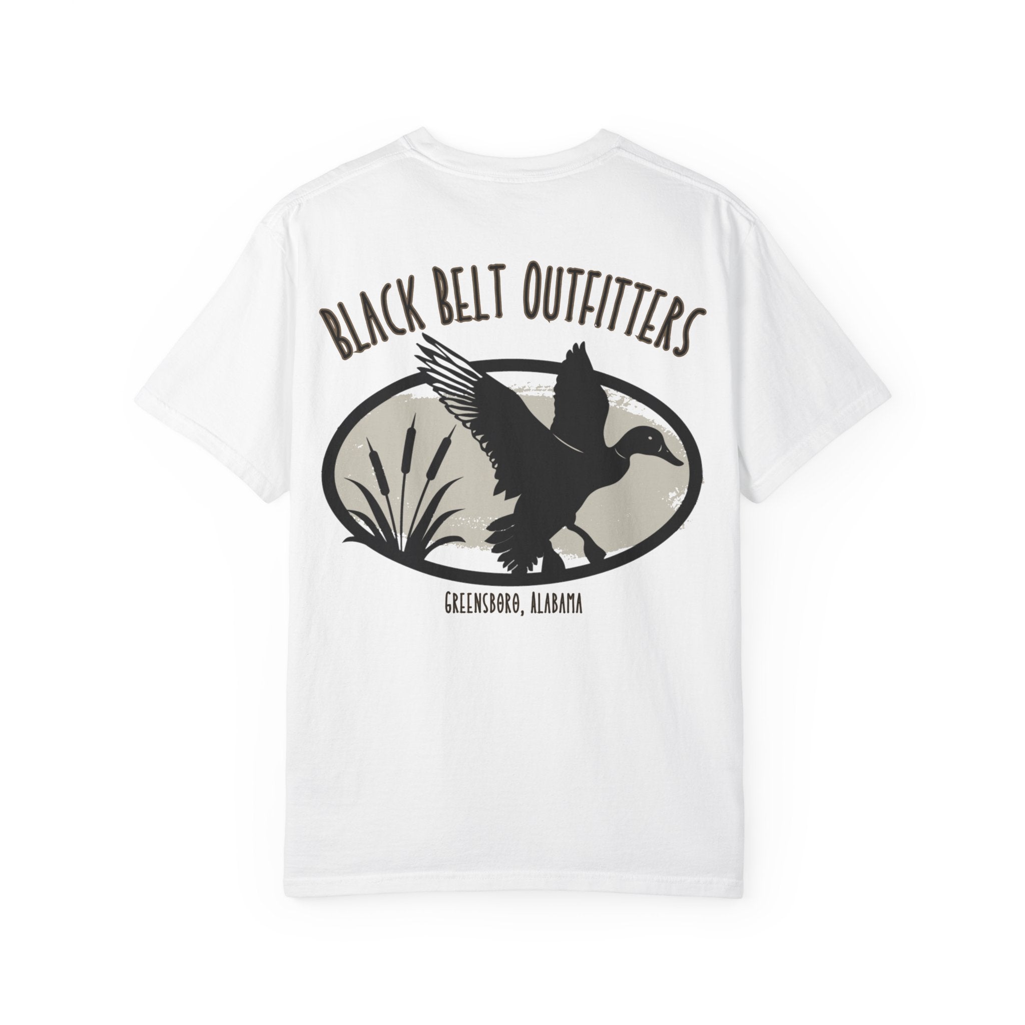 Logo Flying Duck T-Shirt, Men's Hunting Shirt, Gift for Sportsmen, Casual Wear, Nature Lover Tee