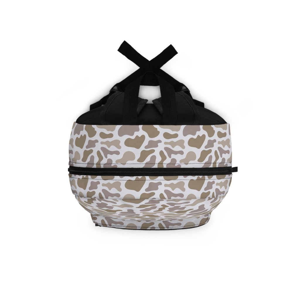 Light Grey Camo Backpack for Everyday Use, School, Hiking, Travel, Outdoor Adventure, Unique Gift Idea
