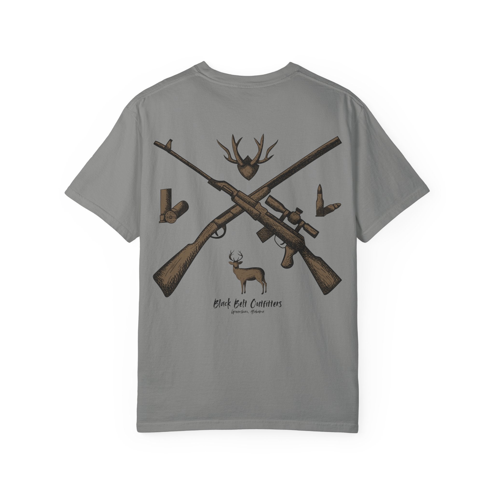 HUNTING VIBES Unisex Garment-Dyed T-shirt, Outdoor Adventure Shirt, Wildlife Lover Gift, Camping Apparel, Casual Fashion
