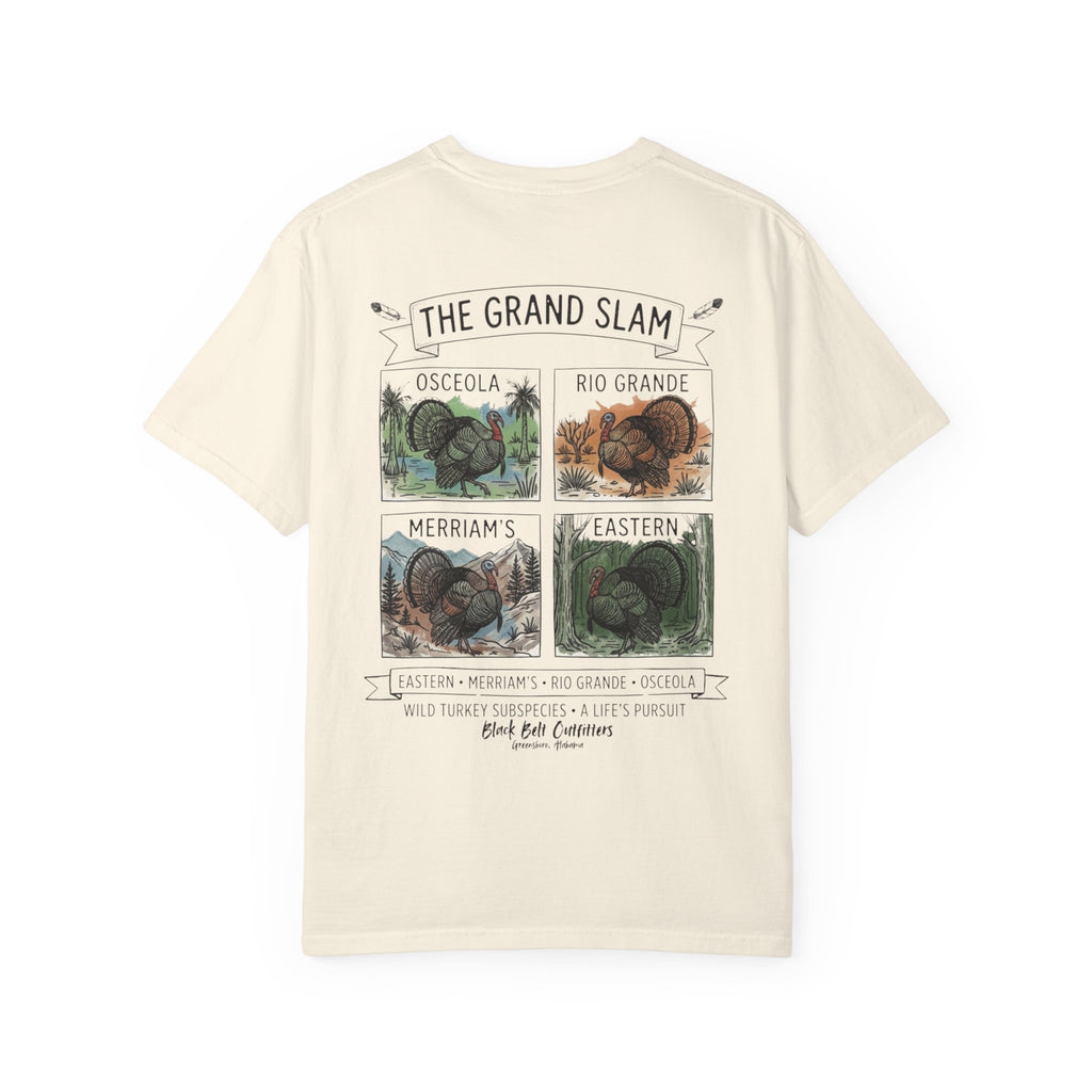 Grand Slam Turkey Graphic T-Shirt — Vintage Game Bird Hunting Tee