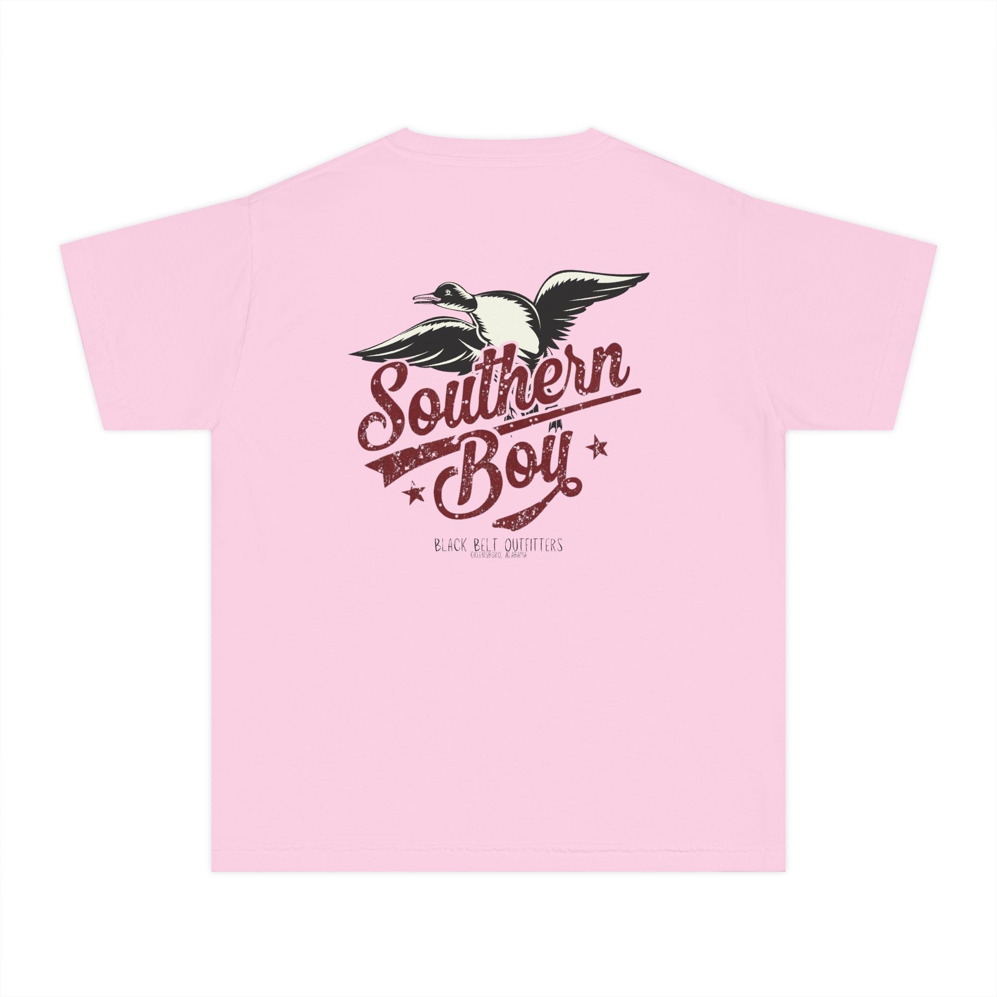 Southern Boy Flying Duck Youth Midweight Tee - Fun Farm-Themed Shirt