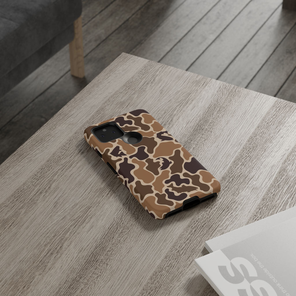Brown Shark Camo design Tough Cases