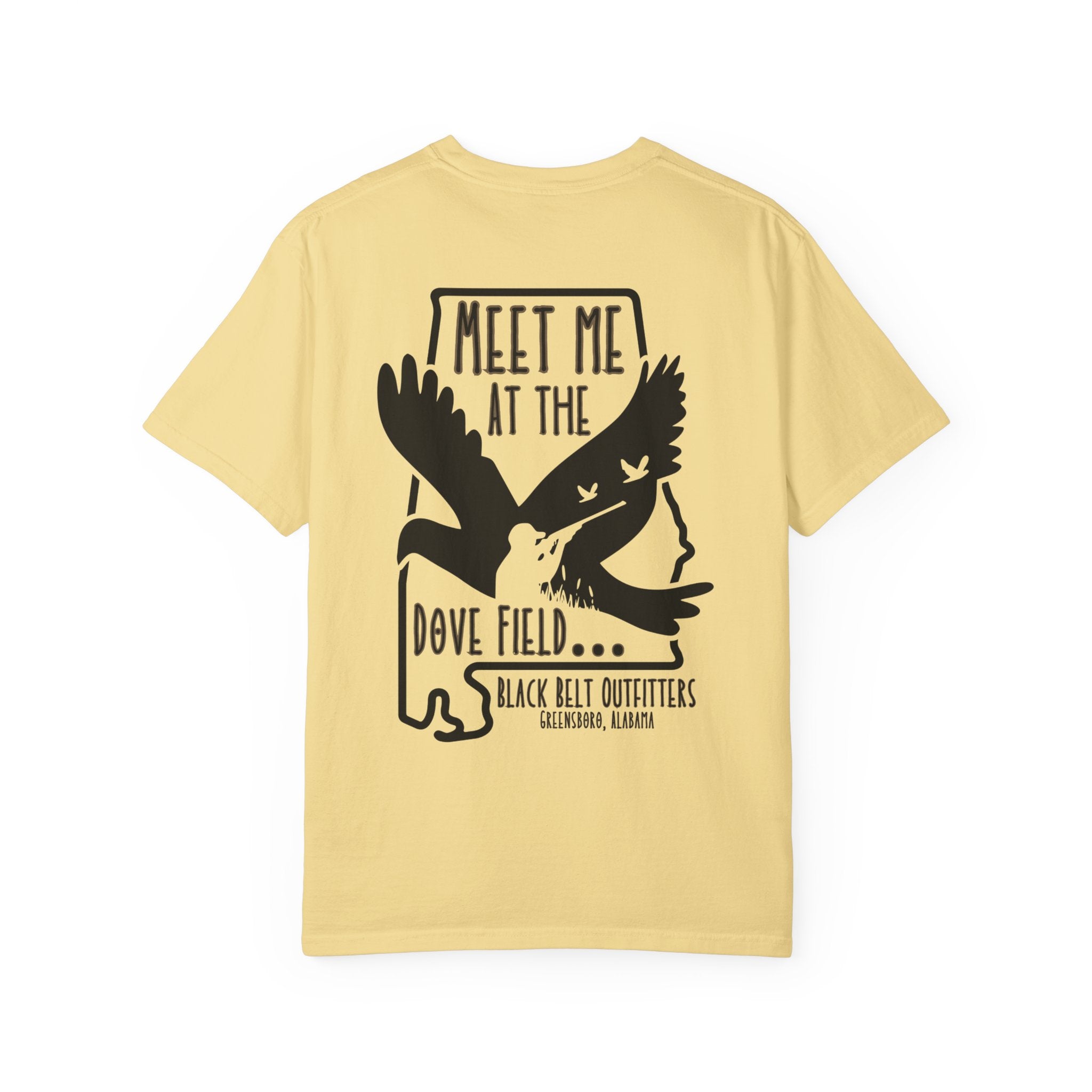 Meet Me at the Dove Field T-Shirt, Men's Hunting Shirt, Gift for Sportsmen, Casual Wear, Nature Lover Tee