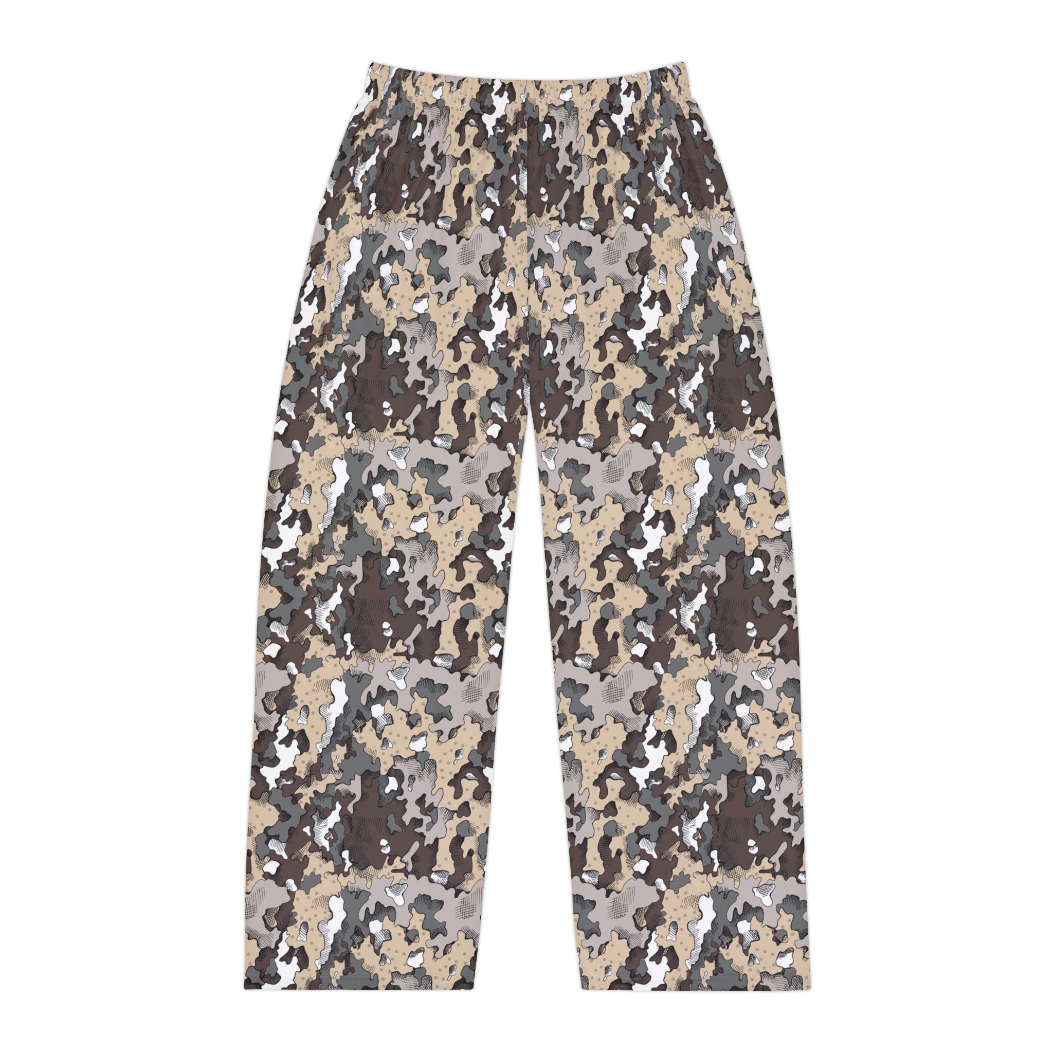Dixie Camo Print Men's Pajama Pants, Comfortable Sleepwear, Cozy Lounge Pants, Casual Home Wear, Relaxation Essentials