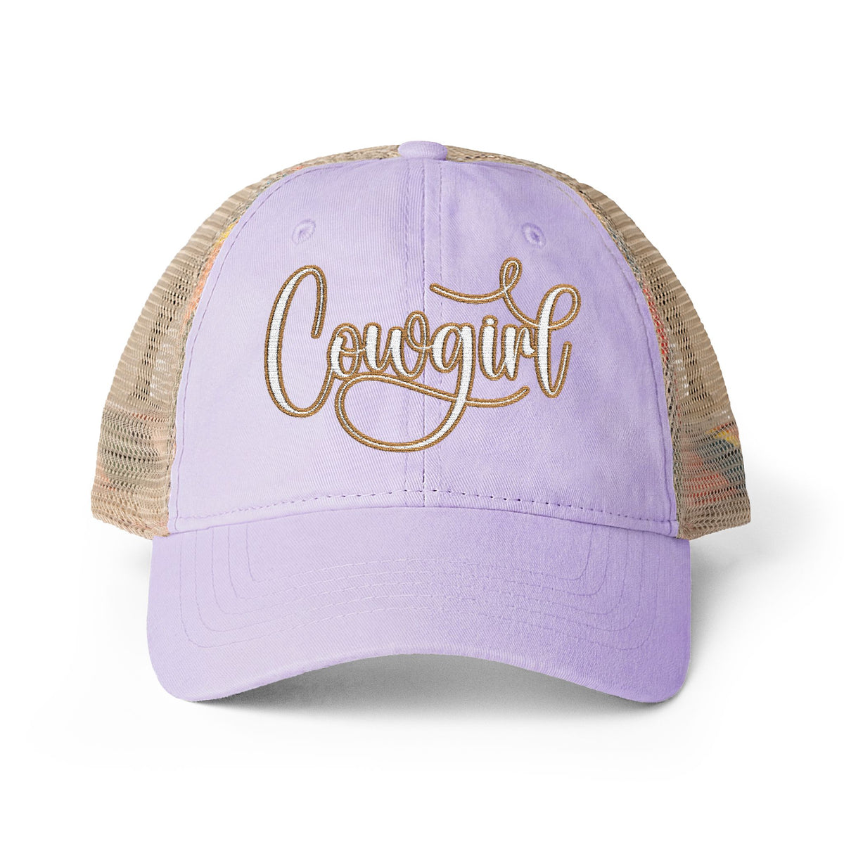 COWGIRL Women's Washed Mesh-Back Cap
