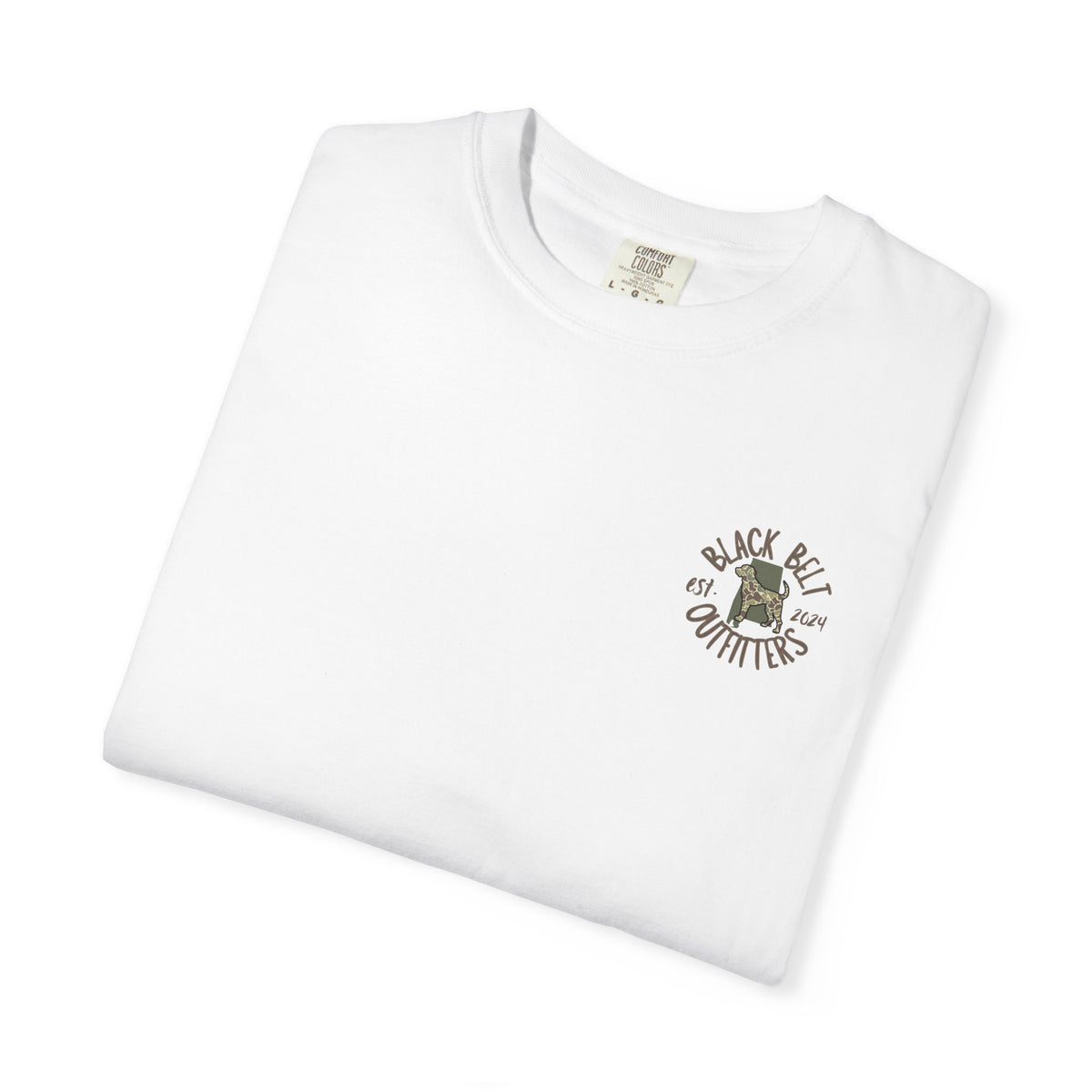 Turkey Feather Graphic T-Shirt — 'Black Belt Outfitters' Outdoor Tee